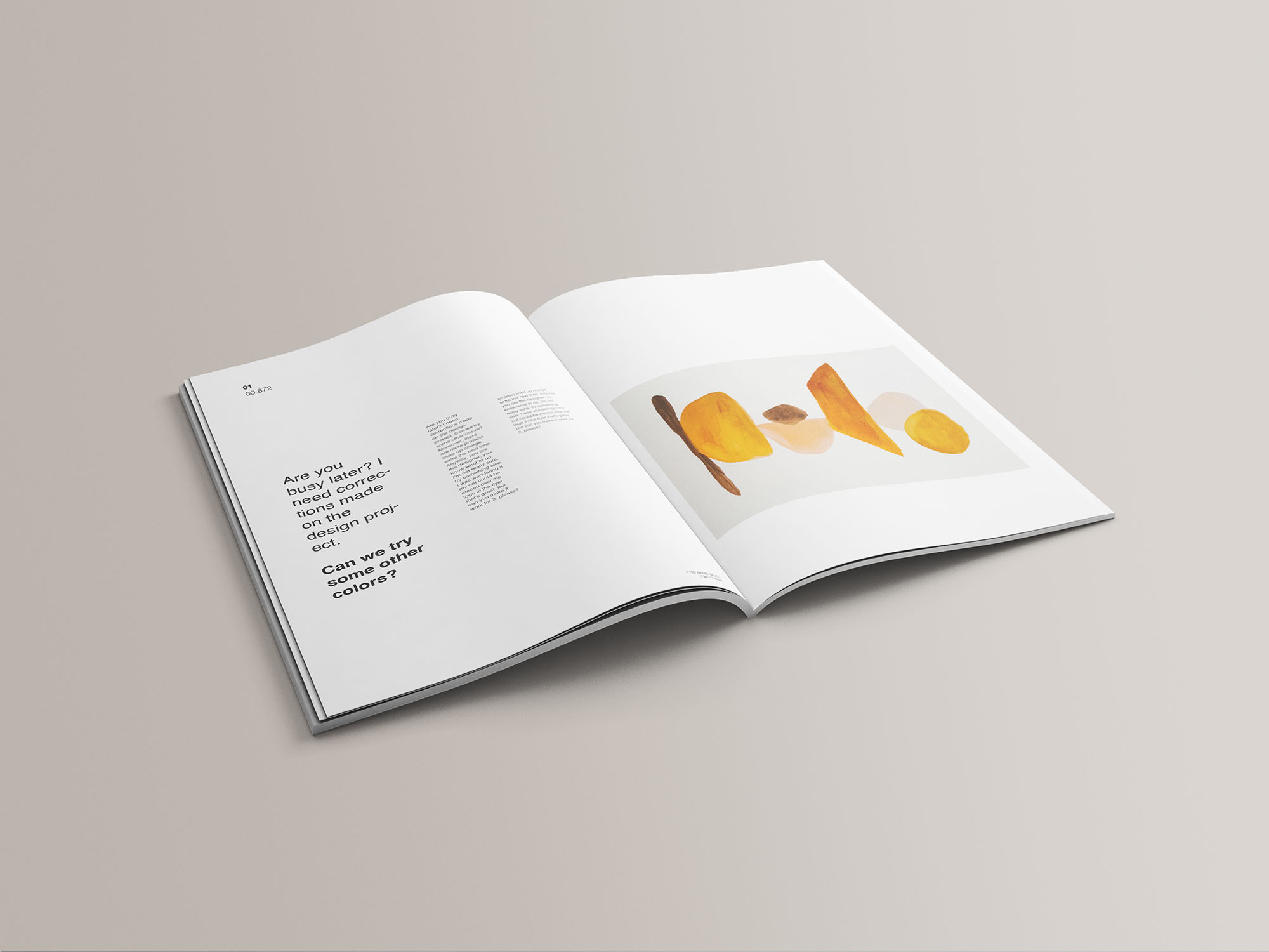 16个多角度A4杂志宣传画册设计展示Ps智能贴图样机模板 16 A4 Magazine Mockups插图12
