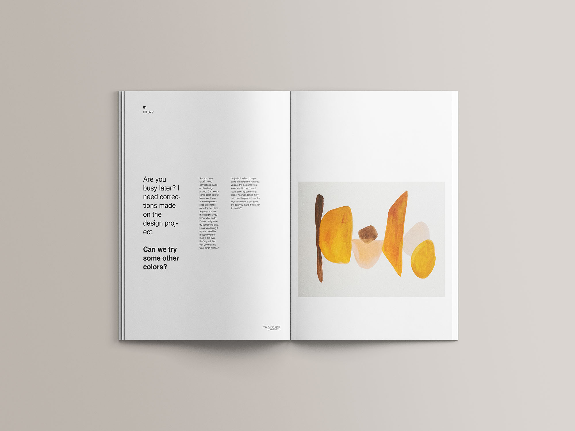16个多角度A4杂志宣传画册设计展示Ps智能贴图样机模板 16 A4 Magazine Mockups插图14