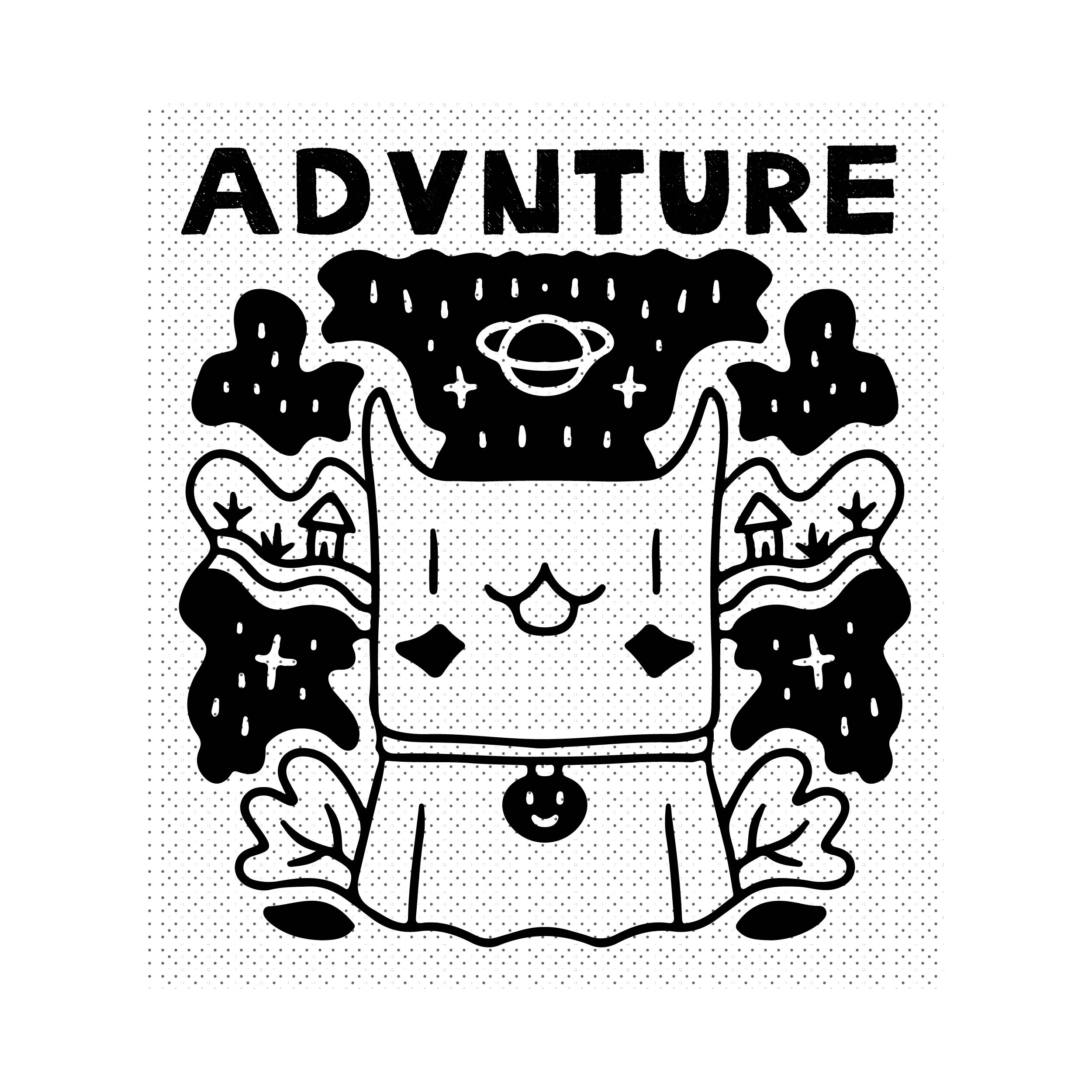 17款酷炫卡通怪兽背景图案ai矢量设计素材 hip – hop monster vector