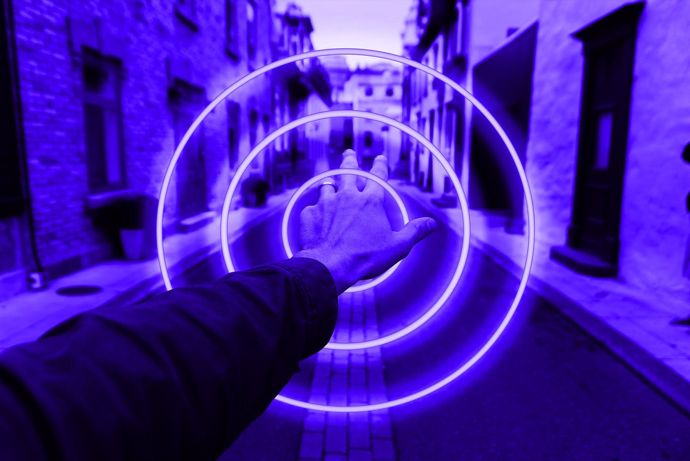 梦幻霓虹效果照片处理特效Ps样式模板素材 Neon Shapes Photo Effect插图3