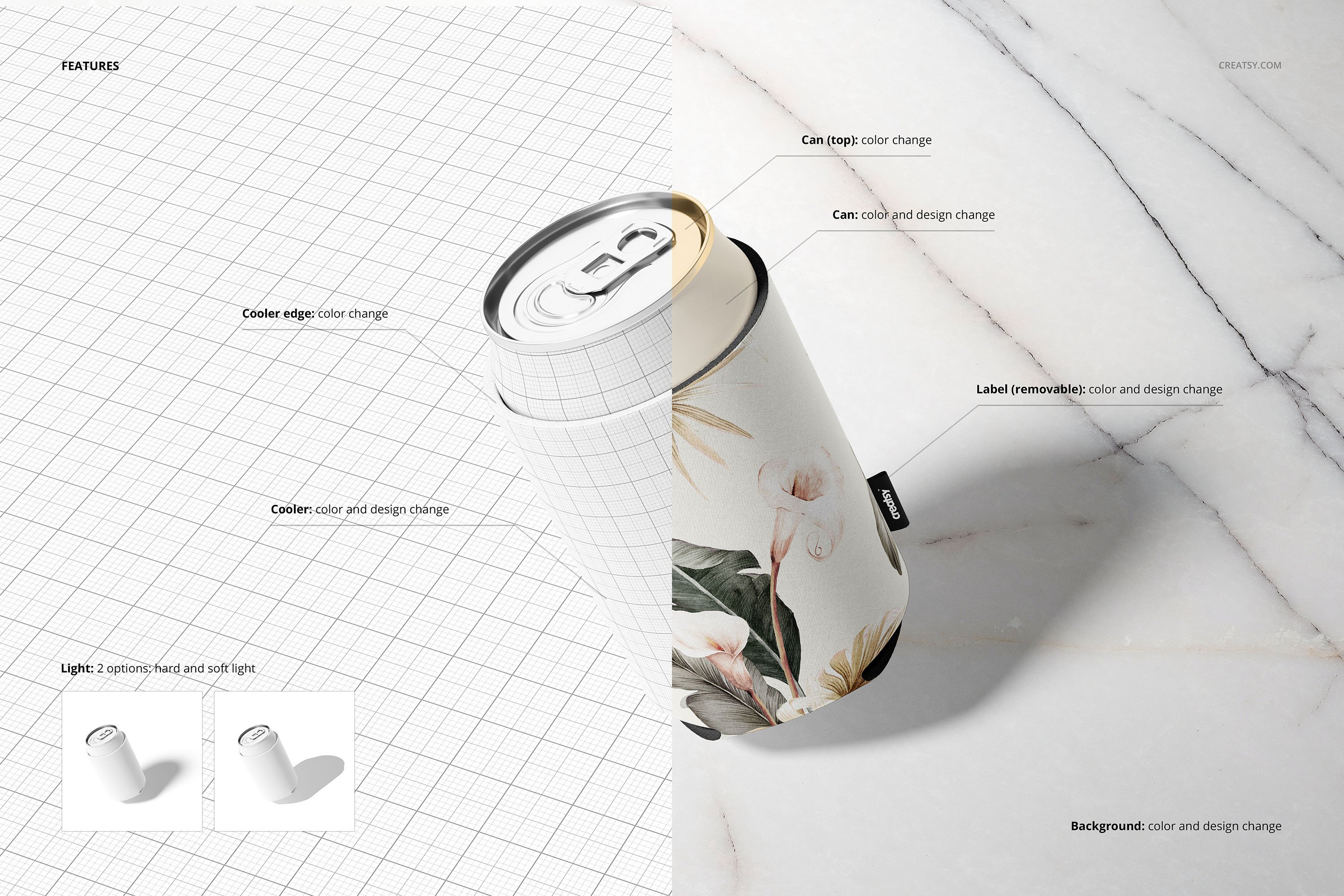 氯丁橡胶罐易拉罐冷却器外观设计Ps贴图样机套装 Neoprene Can Cooler Mockup Set插图3 氯丁橡胶罐易拉罐冷却器外观设计Ps贴图样机套装 Neoprene Can Cooler Mockup Set插图3