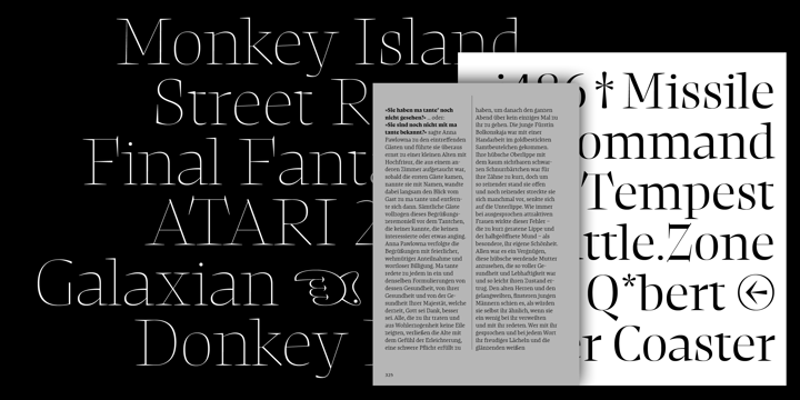 复古罗马风格杂志画册设计衬线英文字体家族 NewsSerif Font Family插图4 复古罗马风格杂志画册设计衬线英文字体家族 NewsSerif Font Family插图4