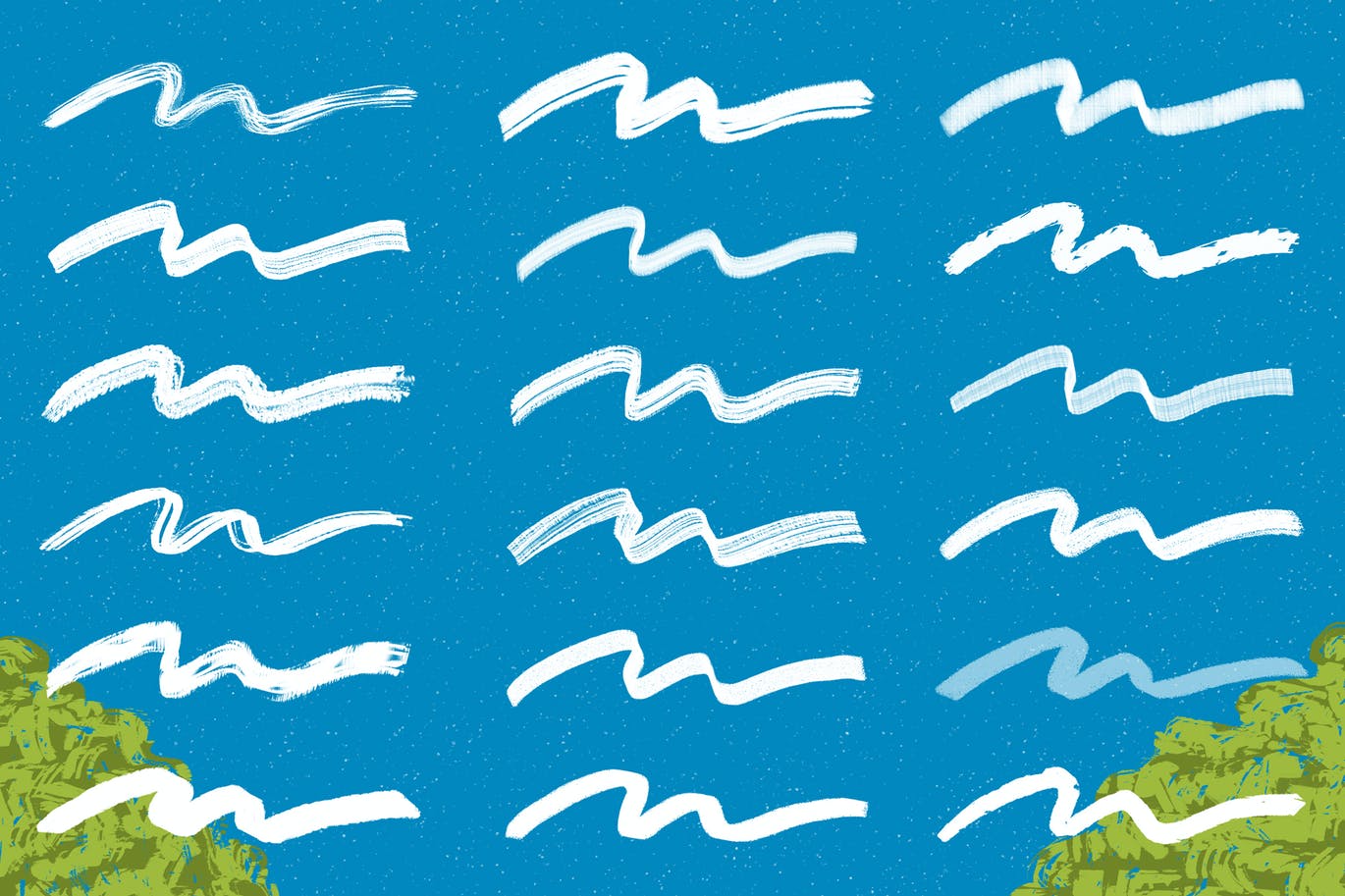 时尚马克笔艺术绘画效果ipad procreate笔刷设计素材 marvelous