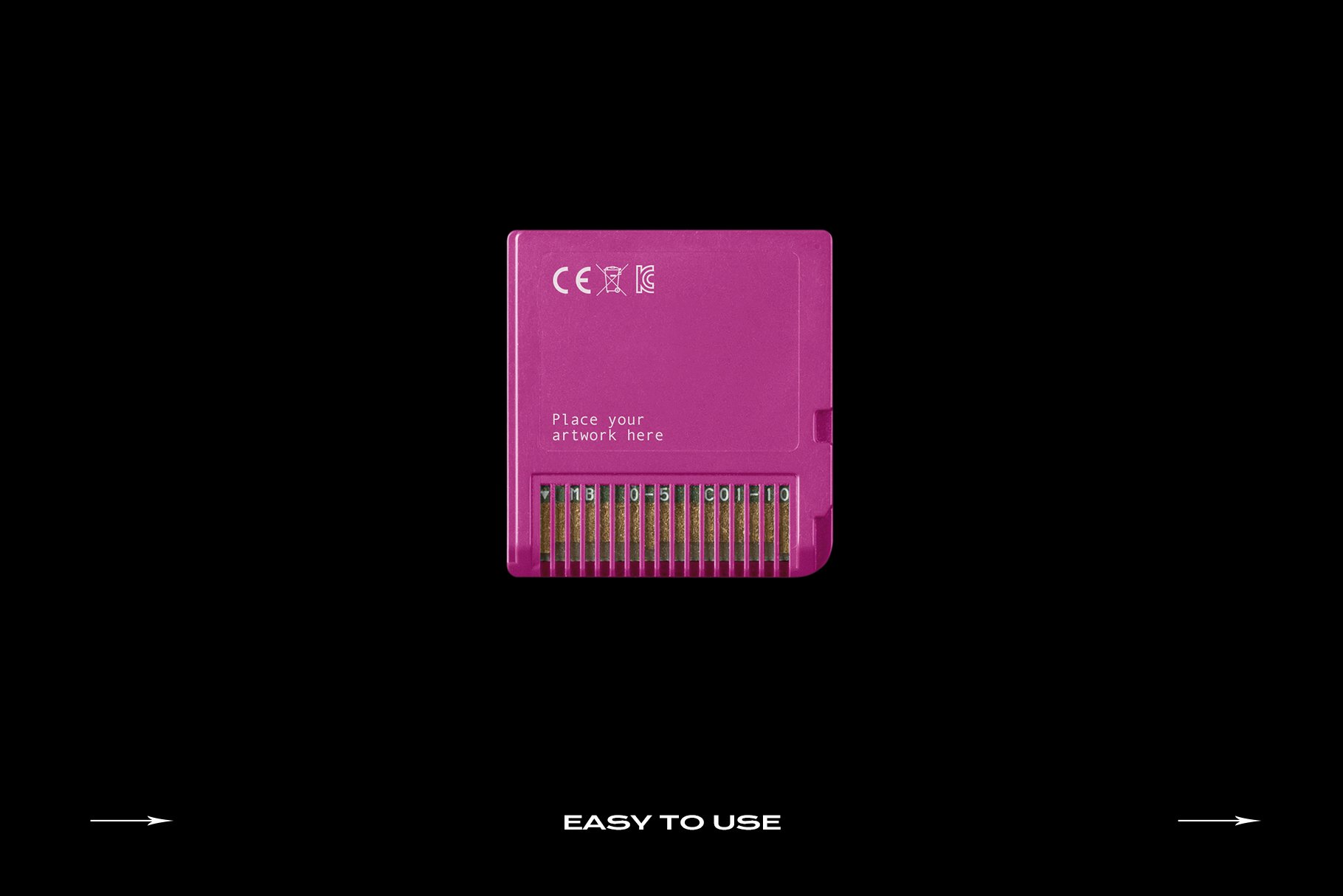 超酷复古电竞游戏卡片塑料盒贴纸设计Ps智能贴图样机素材 Game Cartridge Mockup Bundle Retro插图15