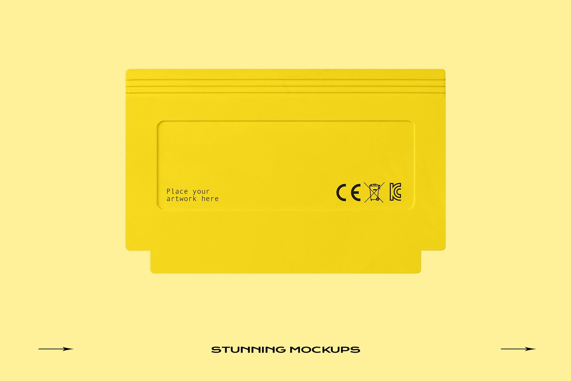 超酷复古电竞游戏卡片塑料盒贴纸设计Ps智能贴图样机素材 Game Cartridge Mockup Bundle Retro插图26