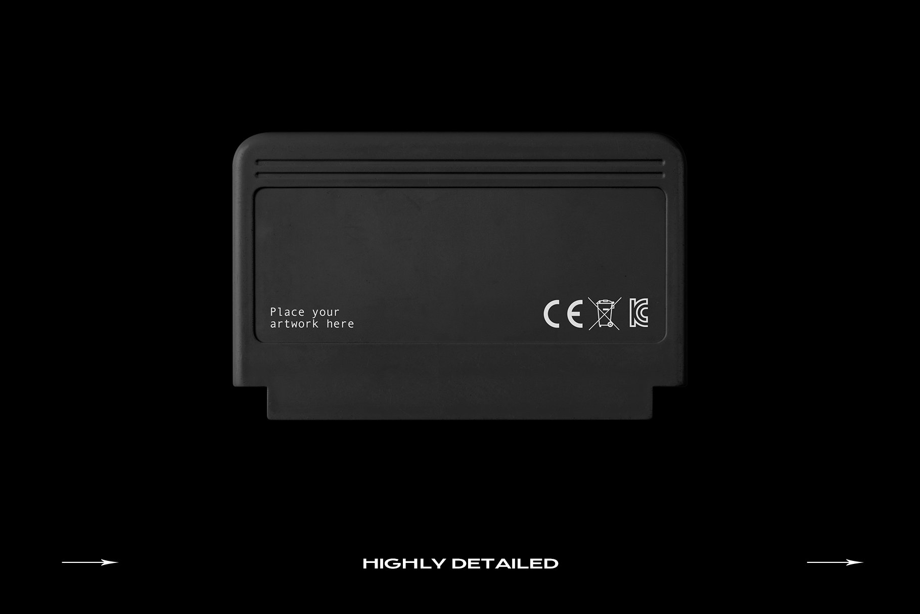 超酷复古电竞游戏卡片塑料盒贴纸设计Ps智能贴图样机素材 Game Cartridge Mockup Bundle Retro插图11