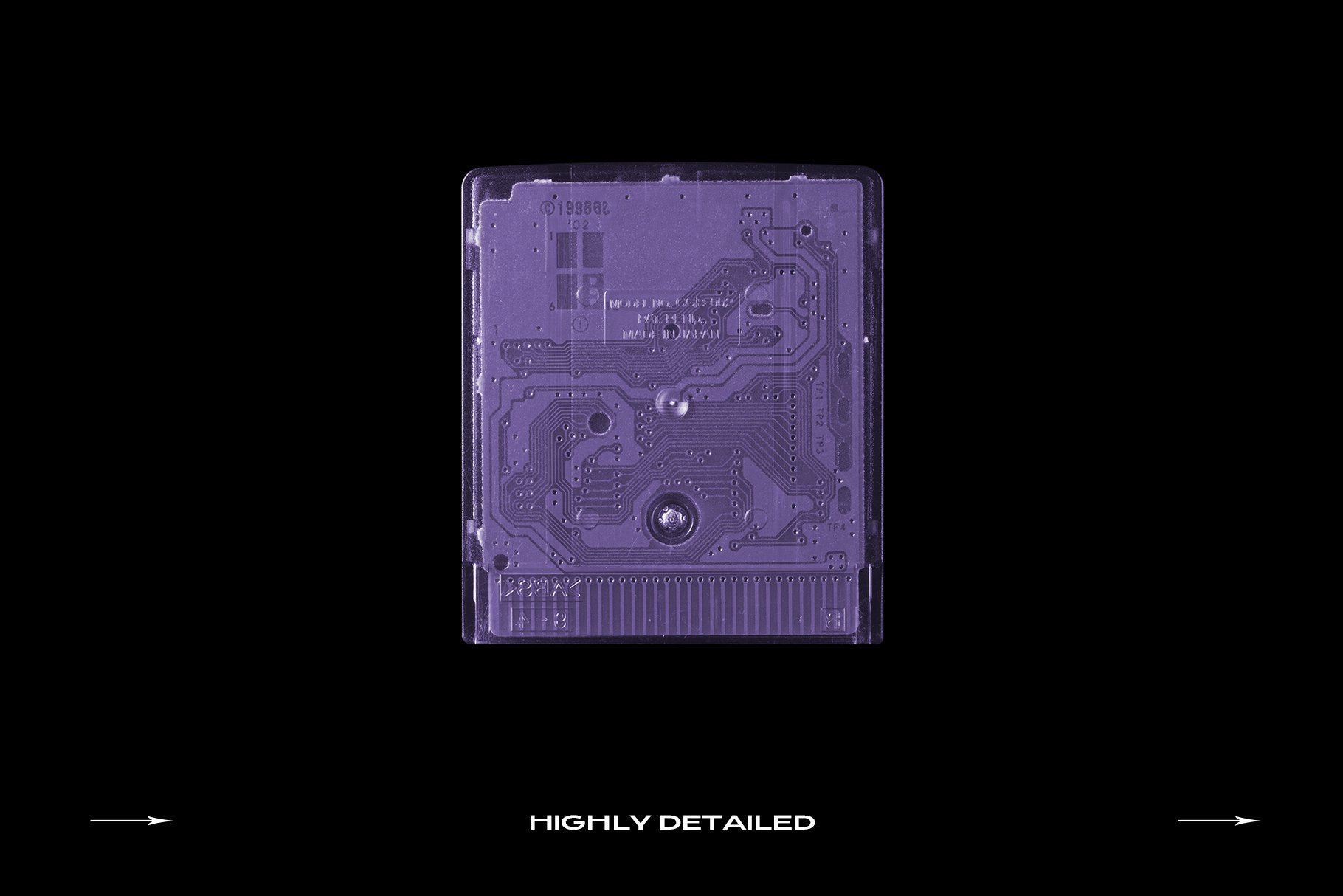 超酷复古电竞游戏卡片塑料盒贴纸设计Ps智能贴图样机素材 Game Cartridge Mockup Bundle Retro插图23