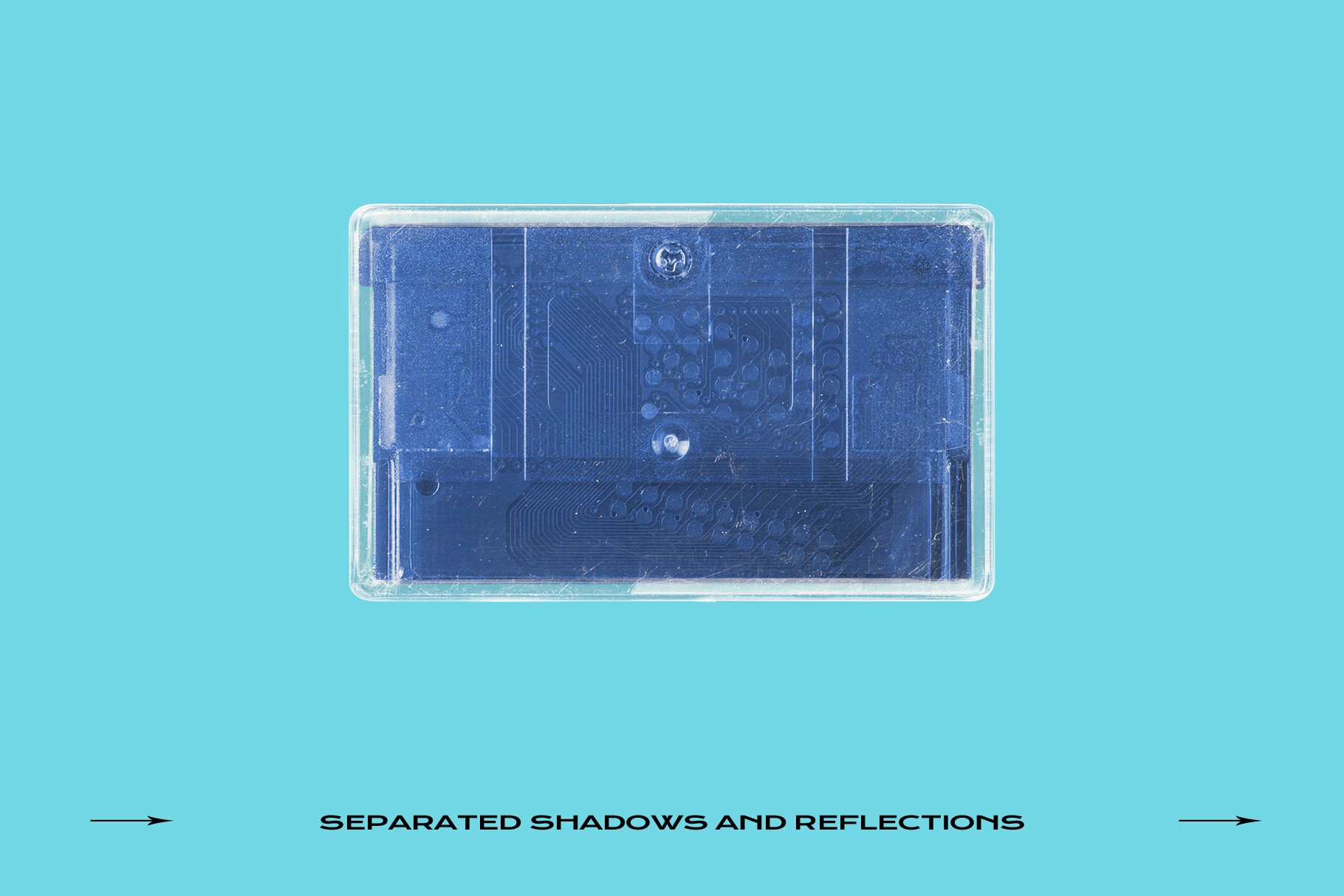 超酷复古电竞游戏卡片塑料盒贴纸设计Ps智能贴图样机素材 Game Cartridge Mockup Bundle Retro插图19