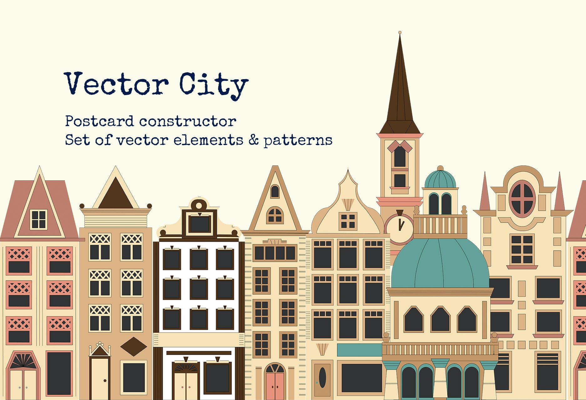 圣诞节主题植物蜡烛圣诞树矢量插图设计素材 Vector City Postcard Creator插图 圣诞节主题植物蜡烛圣诞树矢量插图设计素材 Vector City Postcard Creator插图