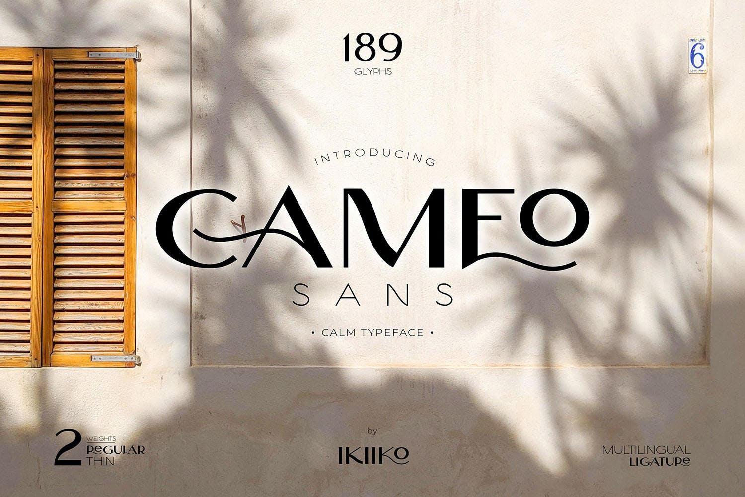 优雅杂志标志包装设计无衬线英文字体 Cameo Sans插图 优雅杂志标志包装设计无衬线英文字体 Cameo Sans插图