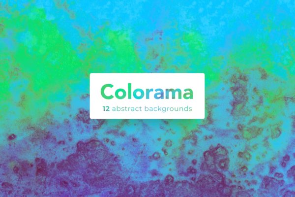 精美手绘水彩抽象背景图片设计素材 Colorama – Abstract Backgrounds