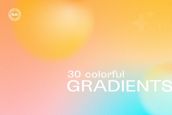 30款渐变模糊颗粒噪点纹理背景图片设计素材 Classic Gradient Textures