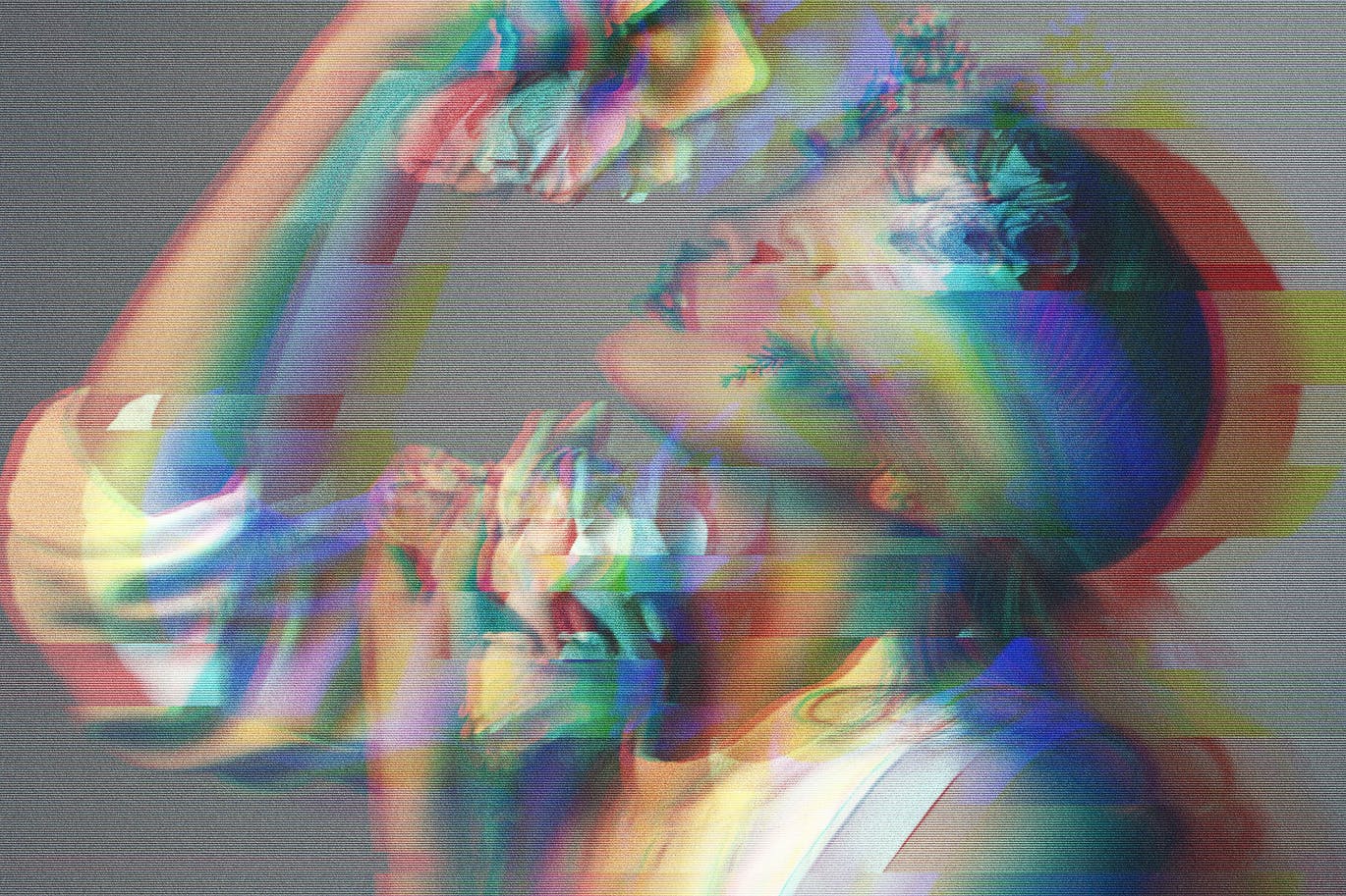 故障错位照片处理特效Ps样式模板 Digital Screen Glitch Effect插图1 故障错位照片处理特效Ps样式模板 Digital Screen Glitch Effect插图1