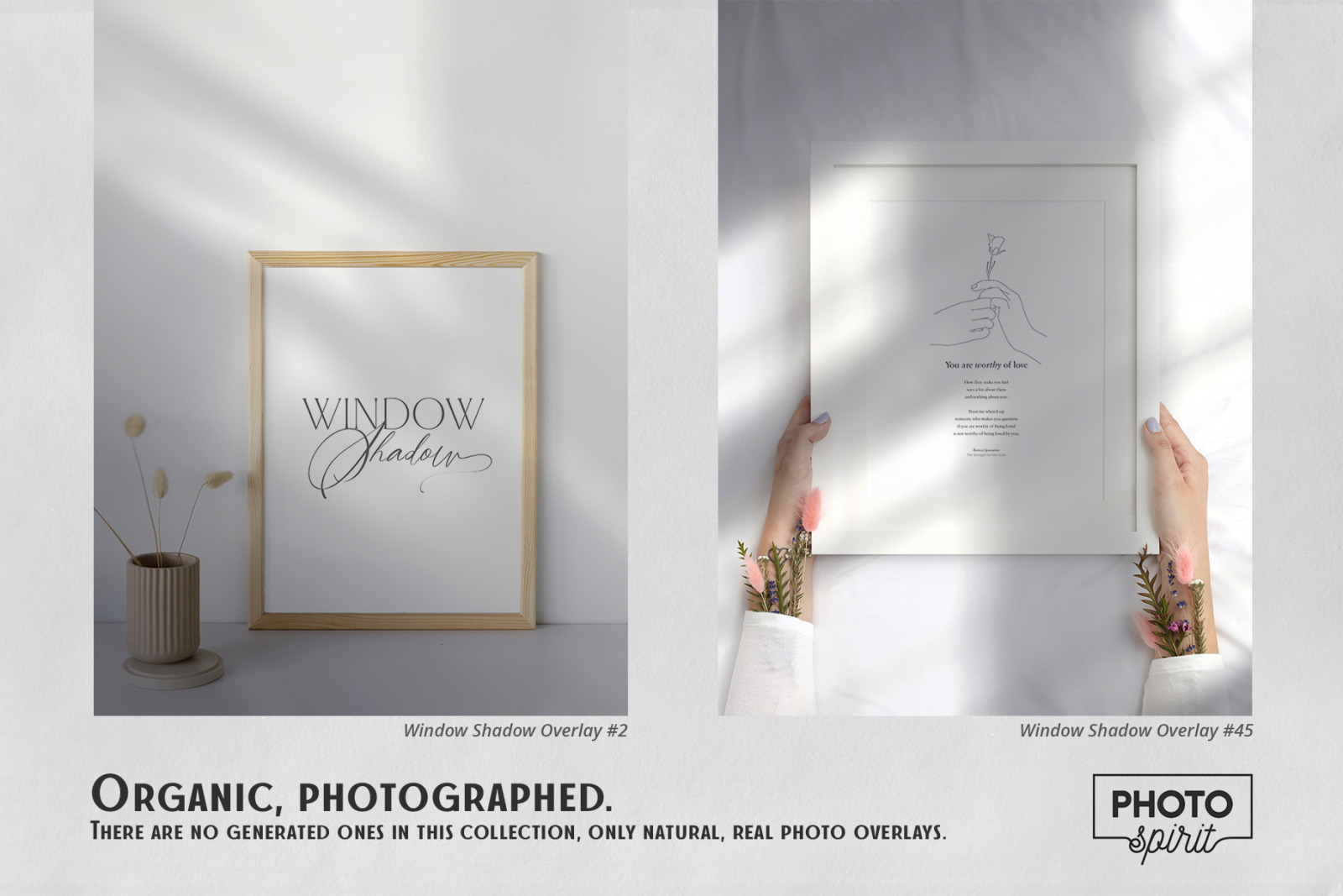 46个华丽窗户阴影叠加背景图片Ps设计素材 Window Shadow Overlays插图2