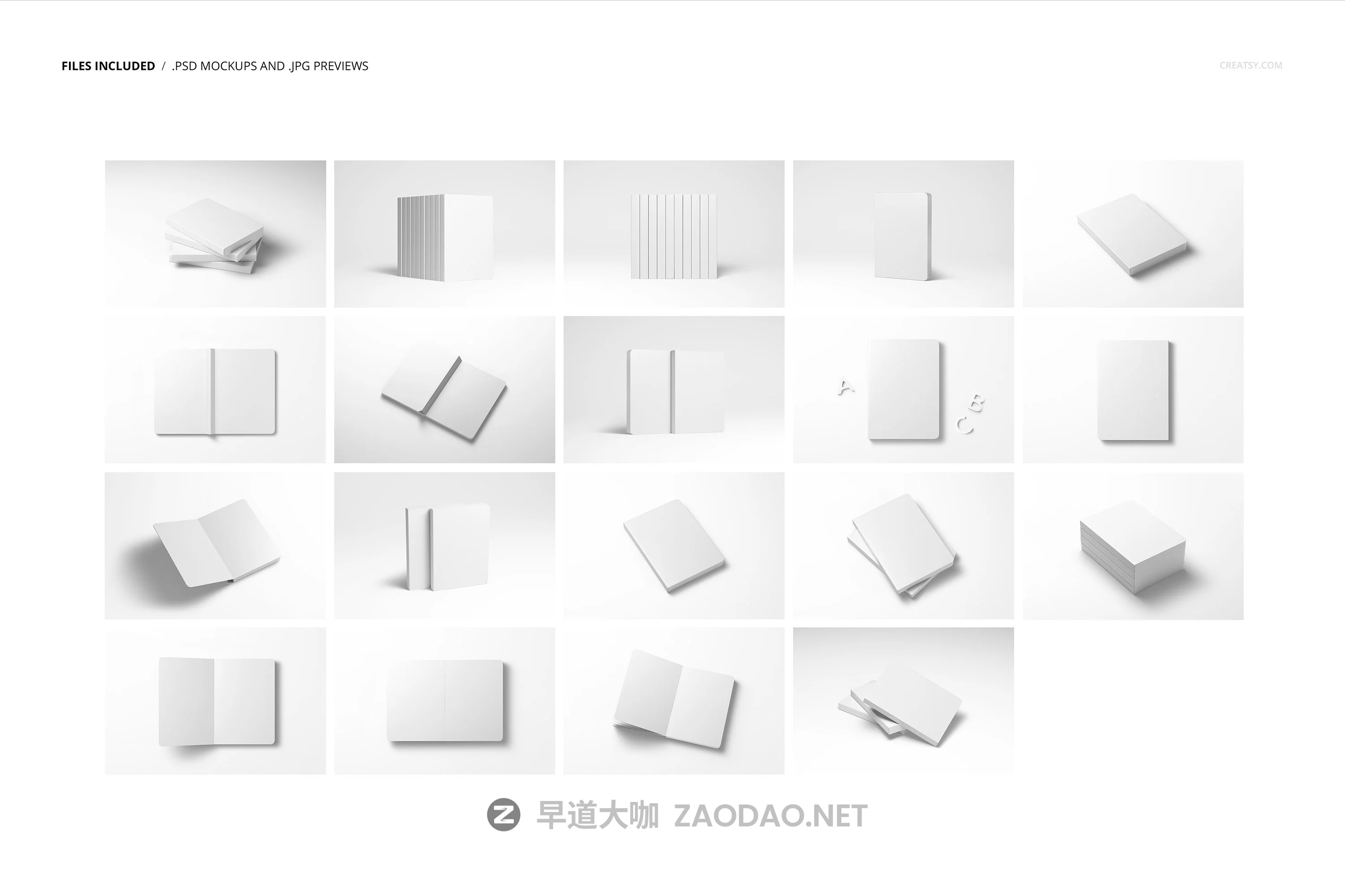 19款时尚硬板纸儿童绘本读物书籍设计Ps智能贴图样机模板合集 Board Book Mockup Set插图2 19款时尚硬板纸儿童绘本读物书籍设计Ps智能贴图样机模板合集 Board Book Mockup Set插图2