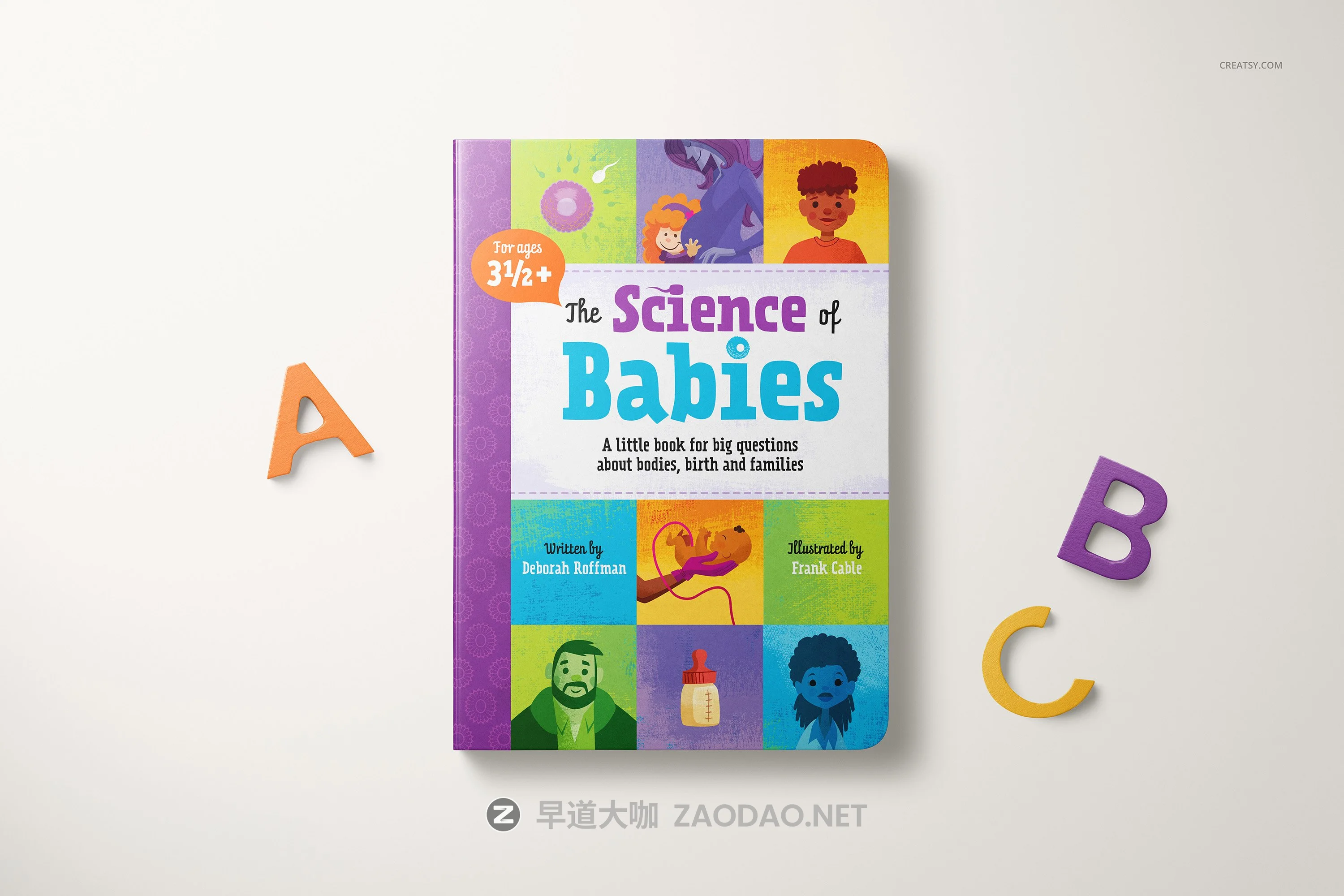 19款时尚硬板纸儿童绘本读物书籍设计Ps智能贴图样机模板合集 Board Book Mockup Set插图4 19款时尚硬板纸儿童绘本读物书籍设计Ps智能贴图样机模板合集 Board Book Mockup Set插图4