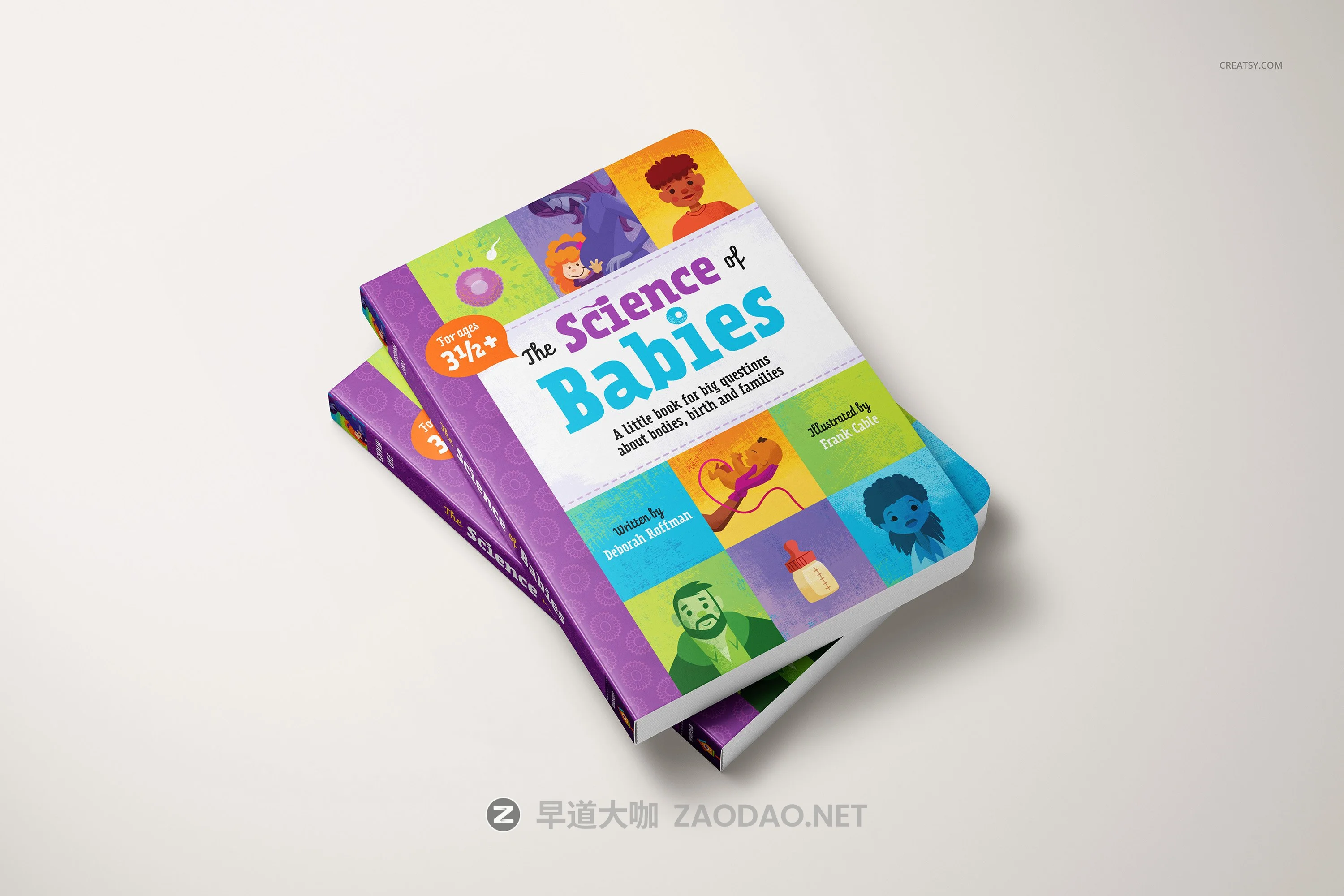 19款时尚硬板纸儿童绘本读物书籍设计Ps智能贴图样机模板合集 Board Book Mockup Set插图16 19款时尚硬板纸儿童绘本读物书籍设计Ps智能贴图样机模板合集 Board Book Mockup Set插图16