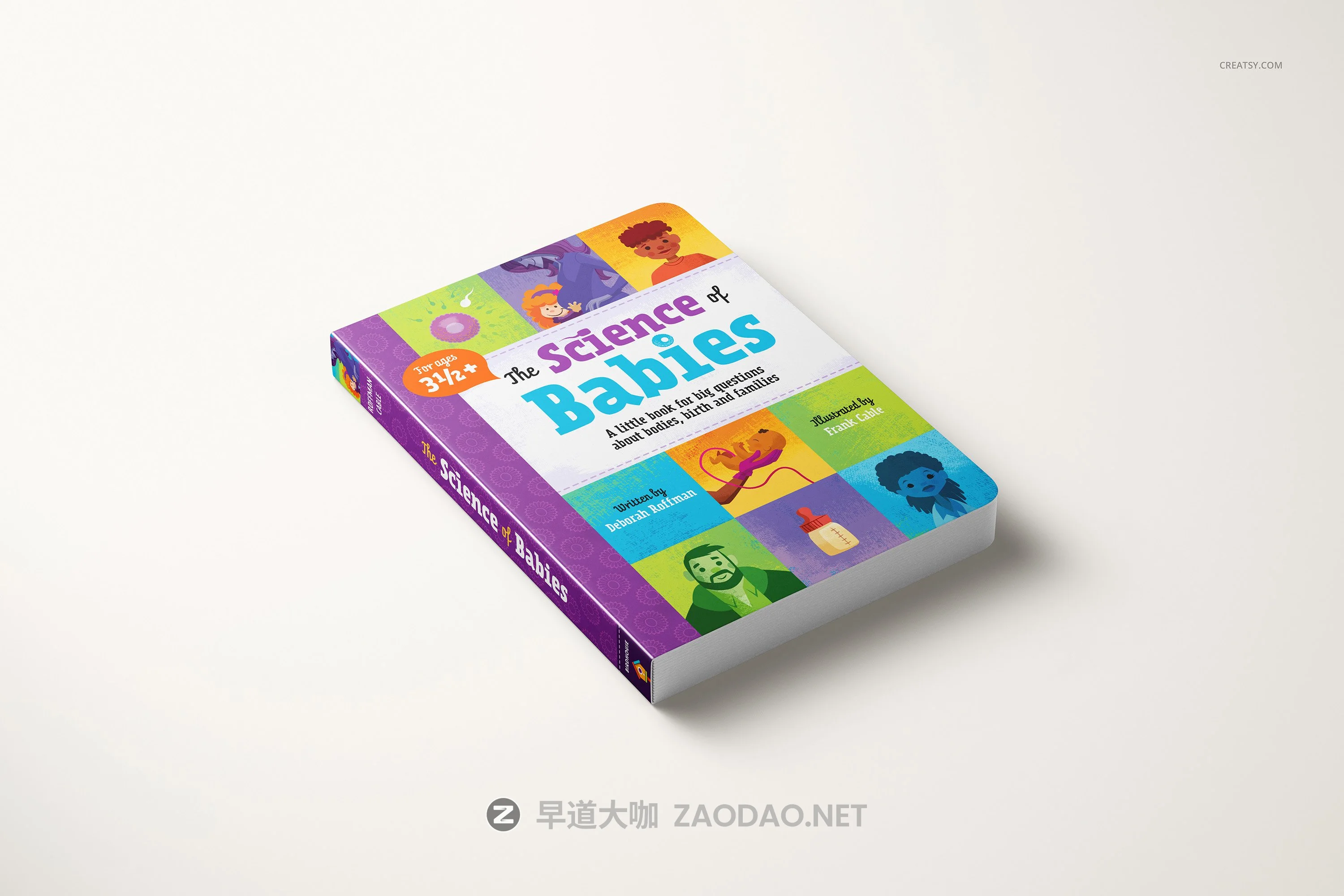 19款时尚硬板纸儿童绘本读物书籍设计Ps智能贴图样机模板合集 Board Book Mockup Set插图6 19款时尚硬板纸儿童绘本读物书籍设计Ps智能贴图样机模板合集 Board Book Mockup Set插图6