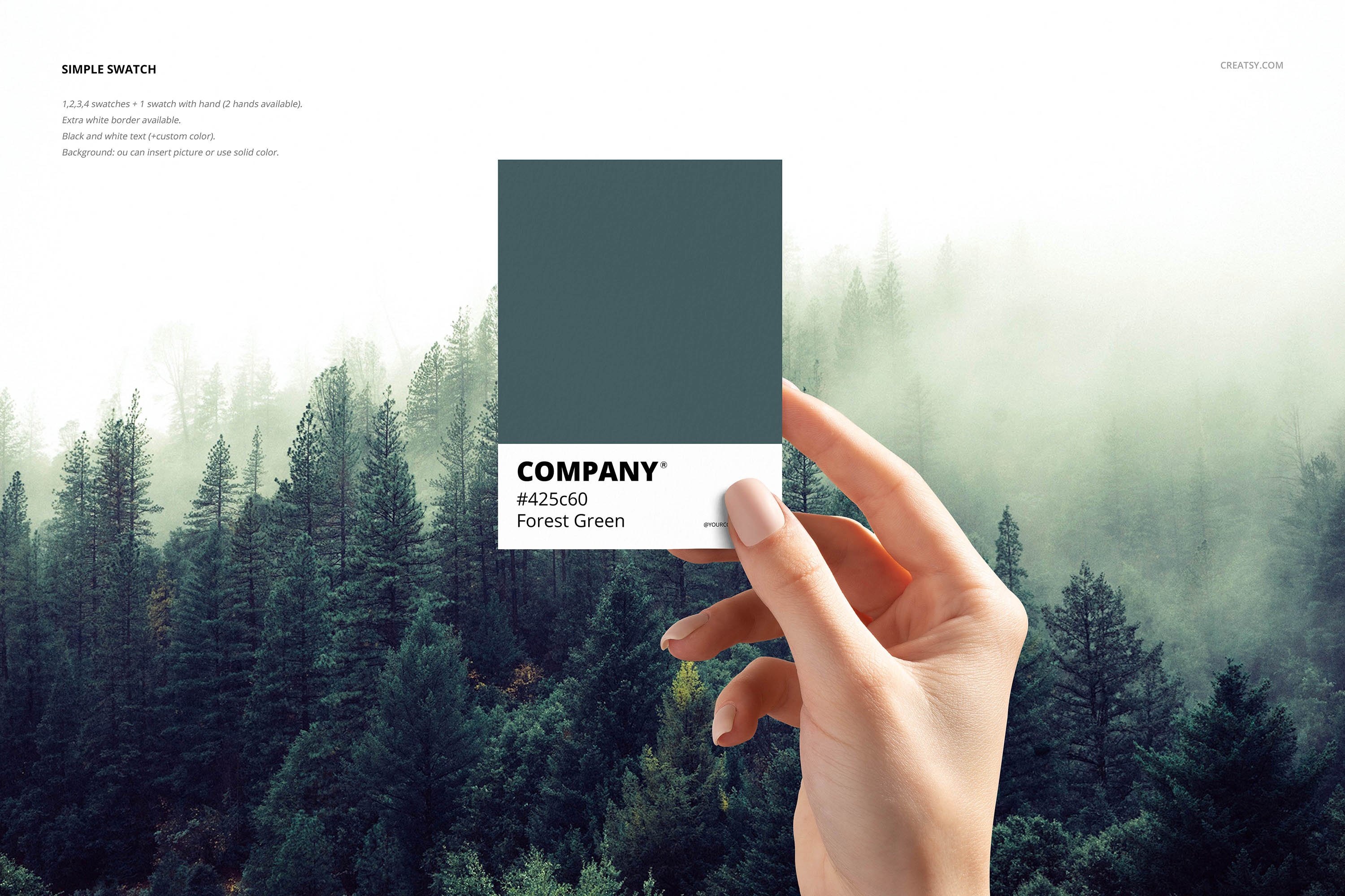 名片卡片色卡设计智能贴图样机合集 Color Match Mockup Set插图3 名片卡片色卡设计智能贴图样机合集 Color Match Mockup Set插图3