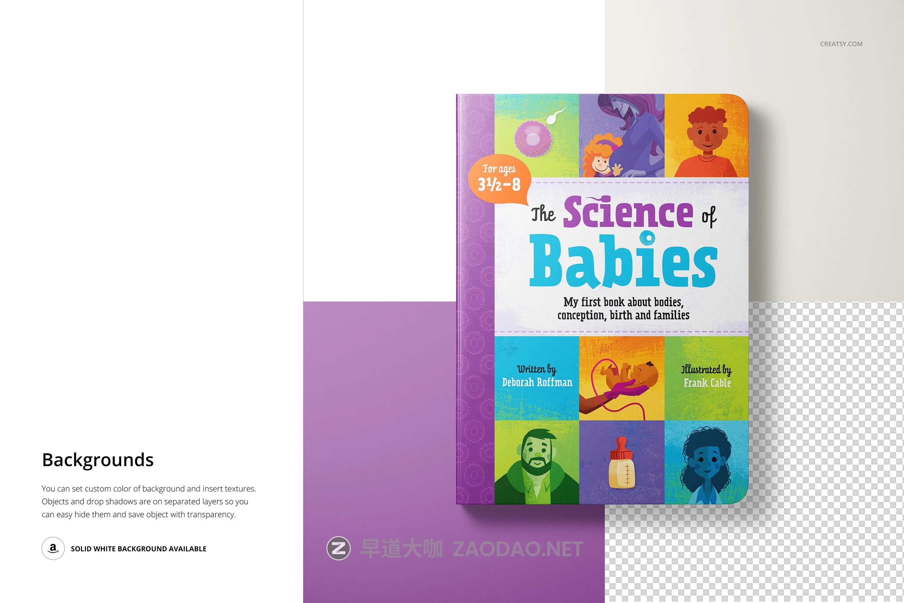 19款时尚硬板纸儿童绘本读物书籍设计Ps智能贴图样机模板合集 Board Book Mockup Set插图23 19款时尚硬板纸儿童绘本读物书籍设计Ps智能贴图样机模板合集 Board Book Mockup Set插图23
