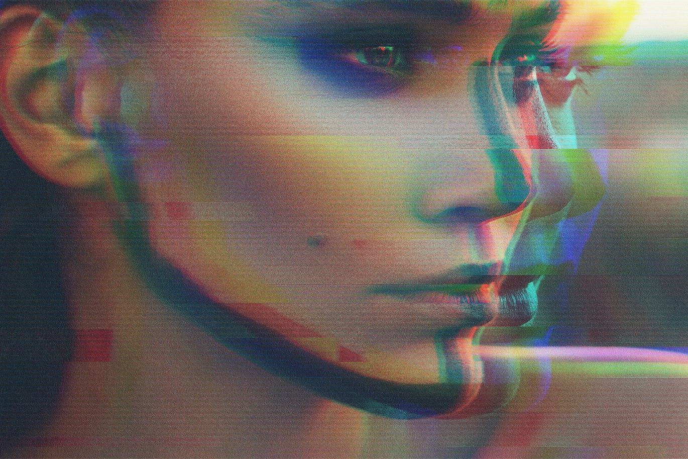 故障错位照片处理特效Ps样式模板 Digital Screen Glitch Effect插图4 故障错位照片处理特效Ps样式模板 Digital Screen Glitch Effect插图4