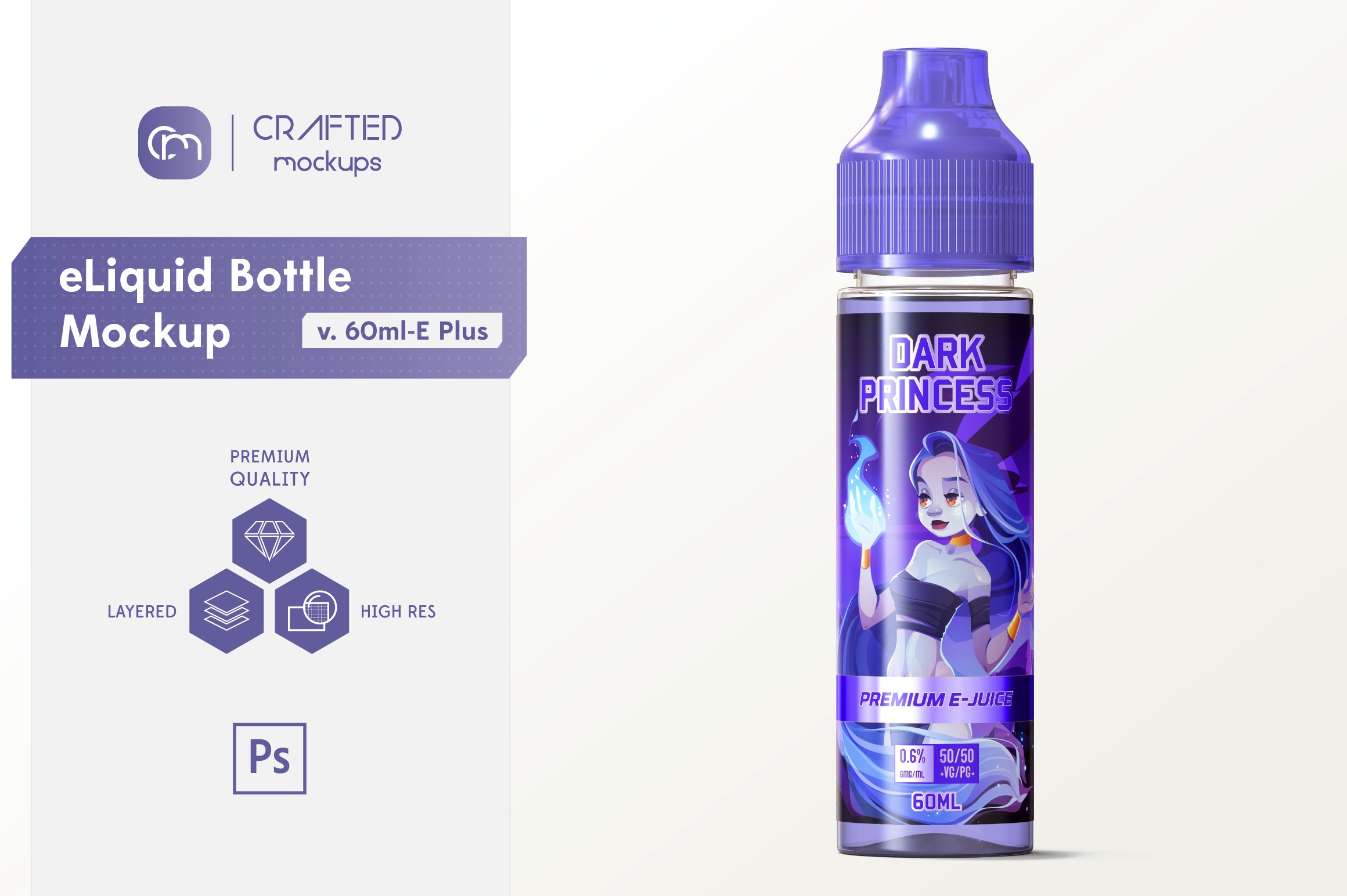 60毫升眼睛滴眼液药水包装瓶纸盒设计样机素材 eLiquid Bottle Mockup v. 60ml-E Plus插图 60毫升眼睛滴眼液药水包装瓶纸盒设计样机素材 eLiquid Bottle Mockup v. 60ml-E Plus插图