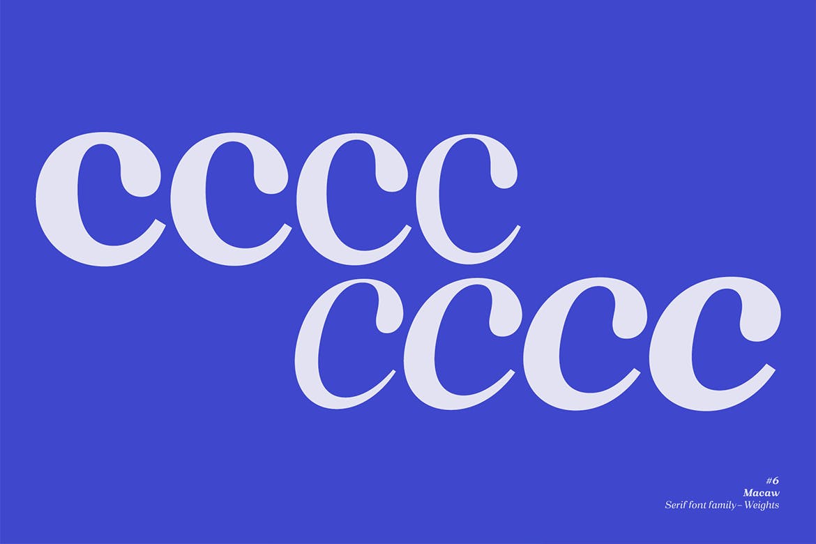 现代复古网页标志Logo设计衬线英文字体下载 Macaw – Serif Typeface插图5 现代复古网页标志Logo设计衬线英文字体下载 Macaw – Serif Typeface插图5