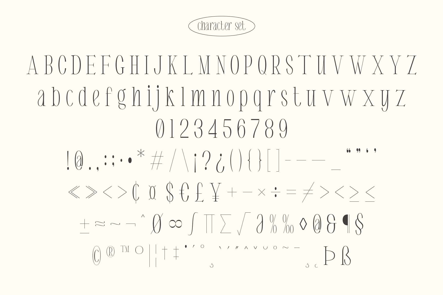 现代复古品牌书名婚礼设计衬线英文字体 Eugerie – Classic Modern Typeface插图6 现代复古品牌书名婚礼设计衬线英文字体 Eugerie – Classic Modern Typeface插图6