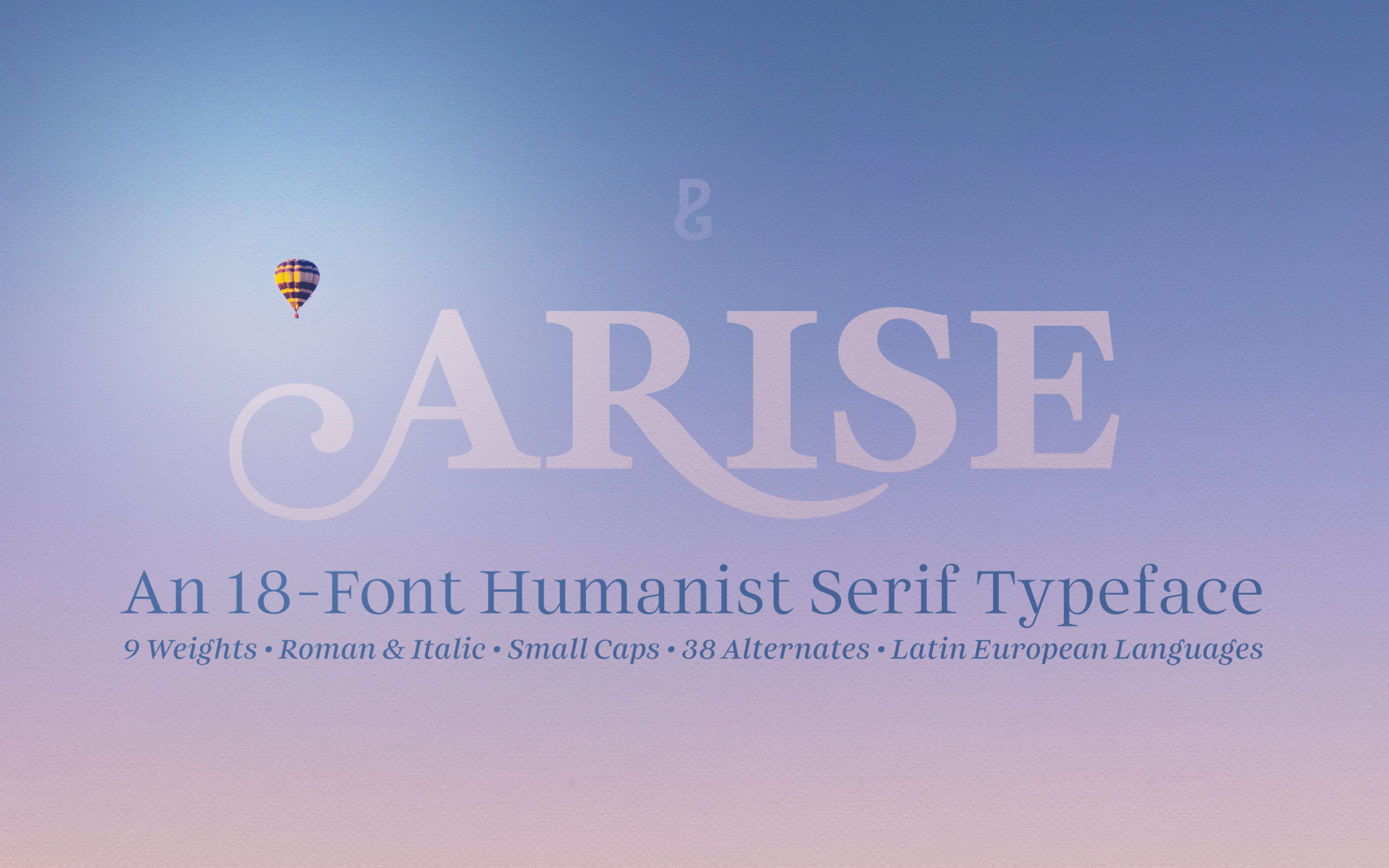 18款复古品牌标题Logo设计衬线英文字体家族 Arise Font Family插图 18款复古品牌标题Logo设计衬线英文字体家族 Arise Font Family插图