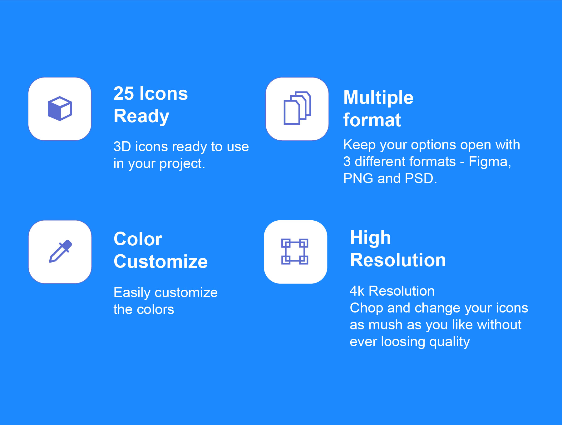 25个高级APP网站界面设计3D图标素材 3D Icons Set插图1