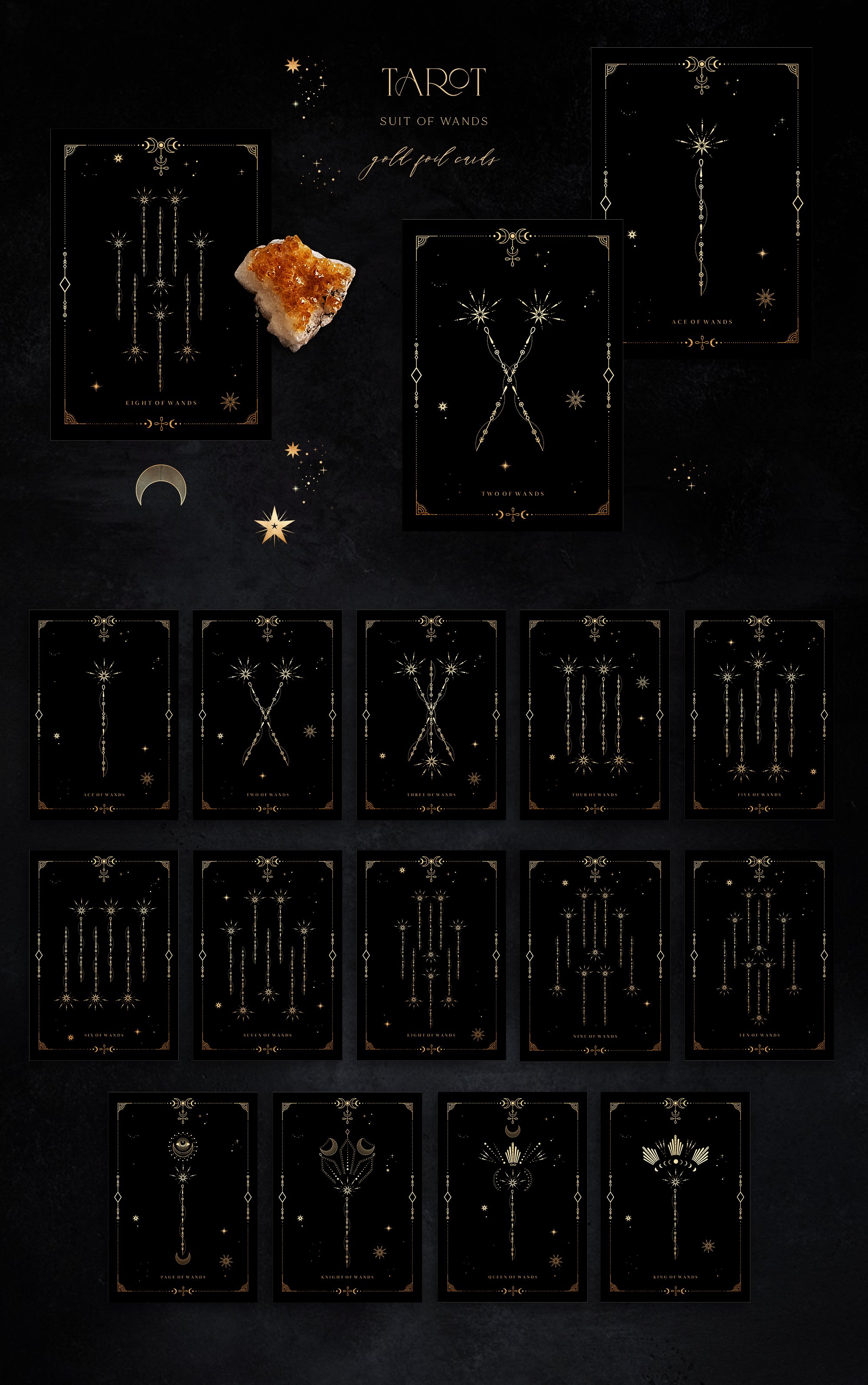 神秘北欧风星座占星术太阳月亮塔罗牌手饰手绘插画图案AI设计素材 NOCTURNA Hidden Secrets Collection插图41 神秘北欧风星座占星术太阳月亮塔罗牌手饰手绘插画图案AI设计素材 NOCTURNA Hidden Secrets Collection插图41