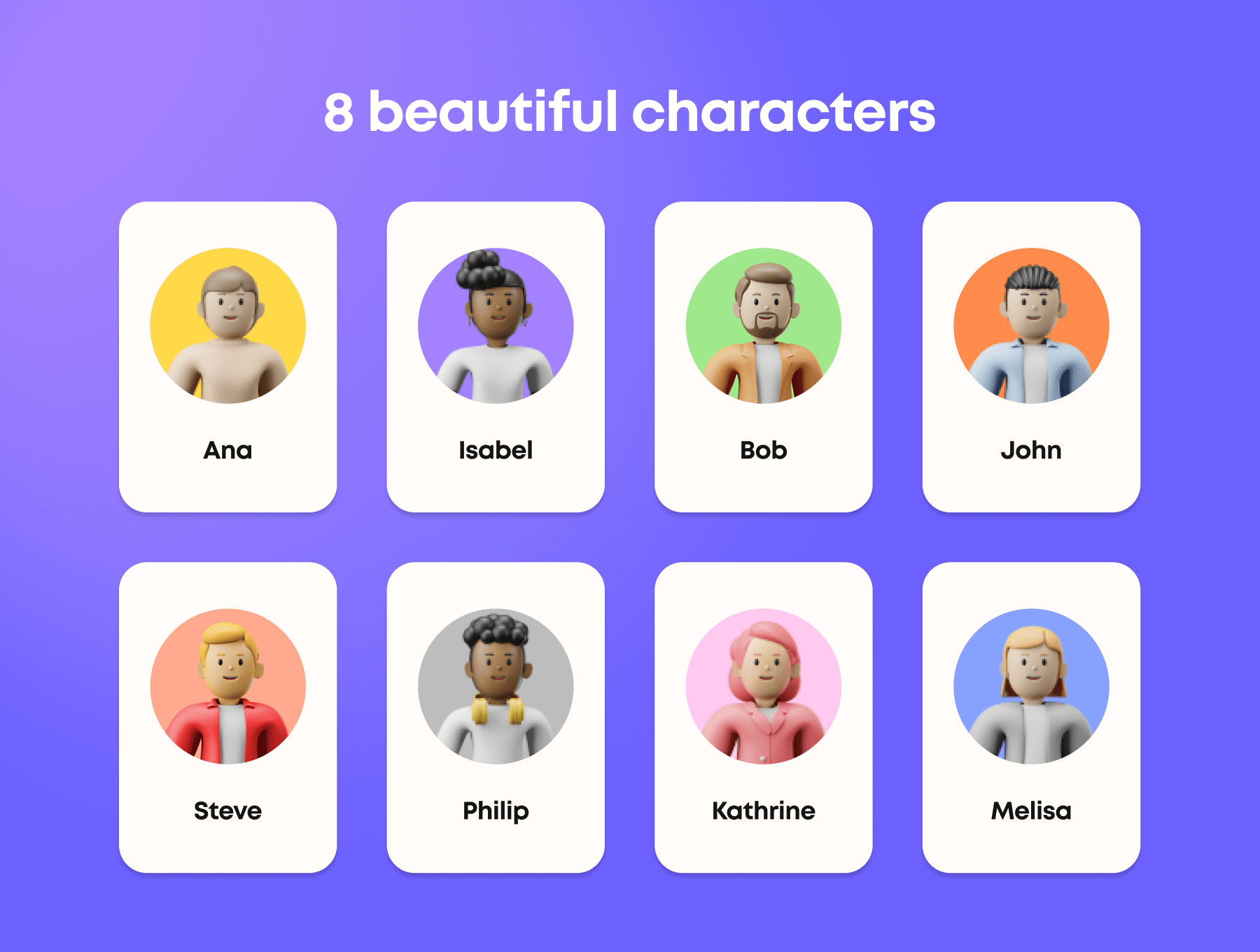 工作场景卡通3D人物角色插图包 3D Illustration Character Pack插图4 工作场景卡通3D人物角色插图包 3D Illustration Character Pack插图4