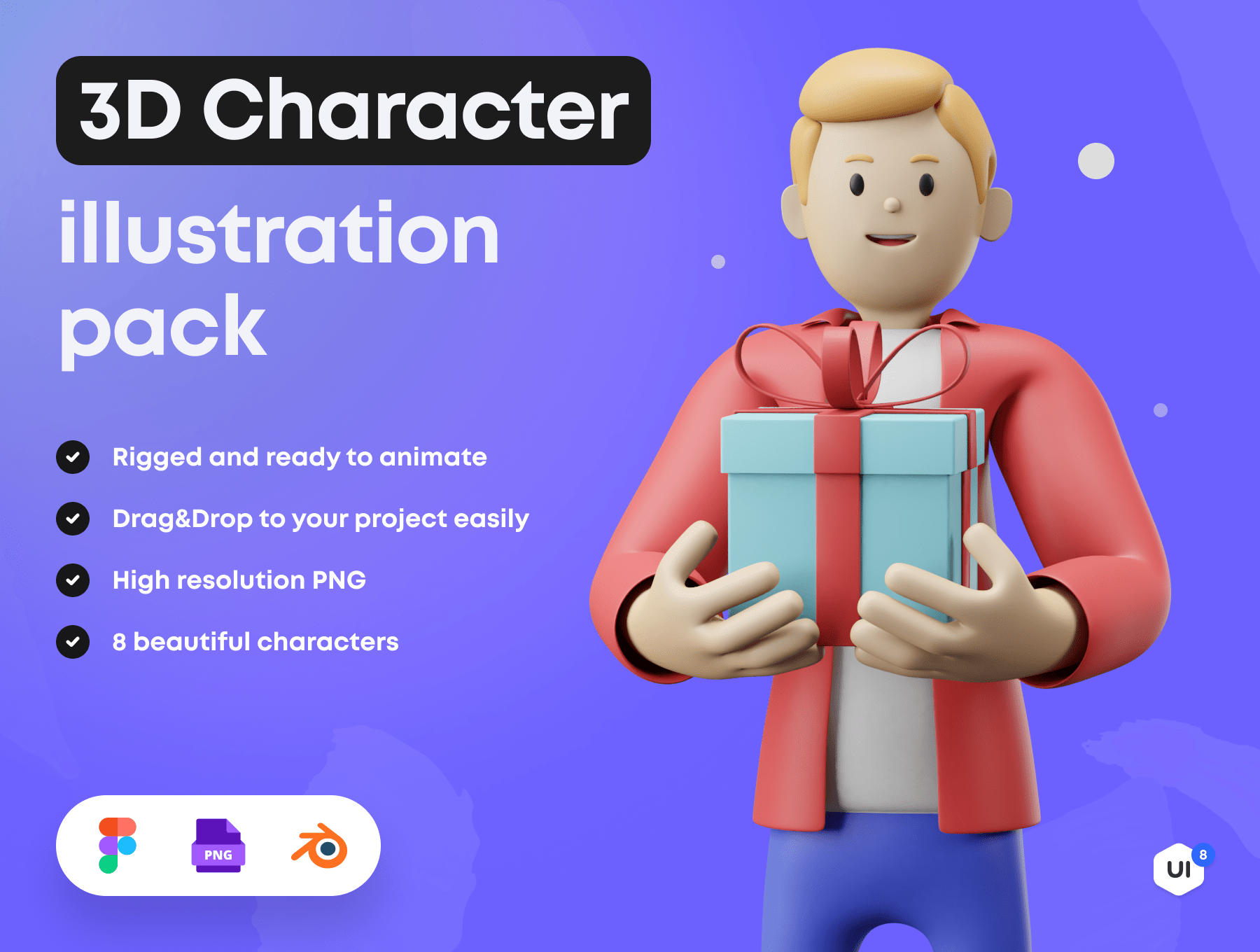 工作场景卡通3D人物角色插图包 3D Illustration Character Pack插图 工作场景卡通3D人物角色插图包 3D Illustration Character Pack插图