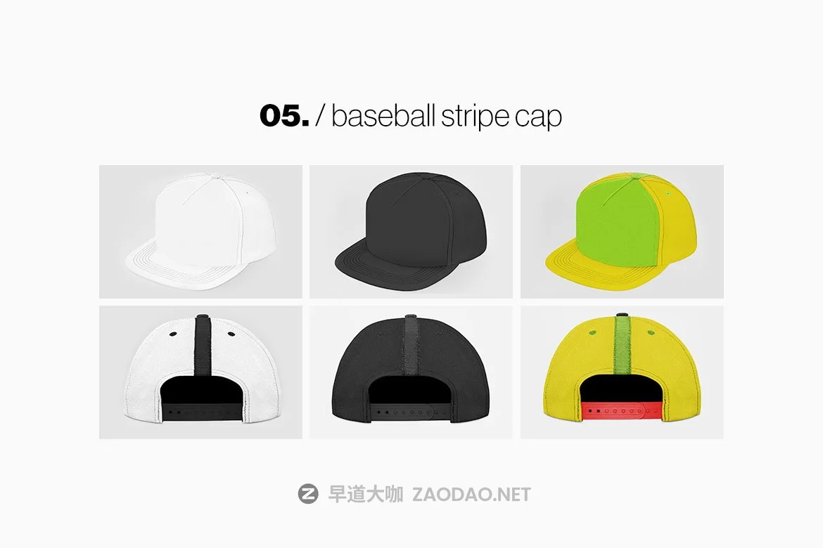 14款棒球帽设计贴图样机模板素材 Baseball Hat Full Cap Trucker Mockup插图8 14款棒球帽设计贴图样机模板素材 Baseball Hat Full Cap Trucker Mockup插图8