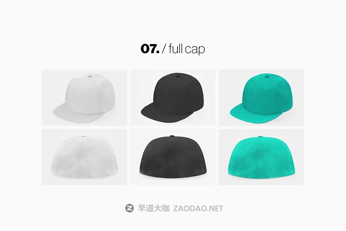 14款棒球帽设计贴图样机模板素材 Baseball Hat Full Cap Trucker Mockup插图10 14款棒球帽设计贴图样机模板素材 Baseball Hat Full Cap Trucker Mockup插图10