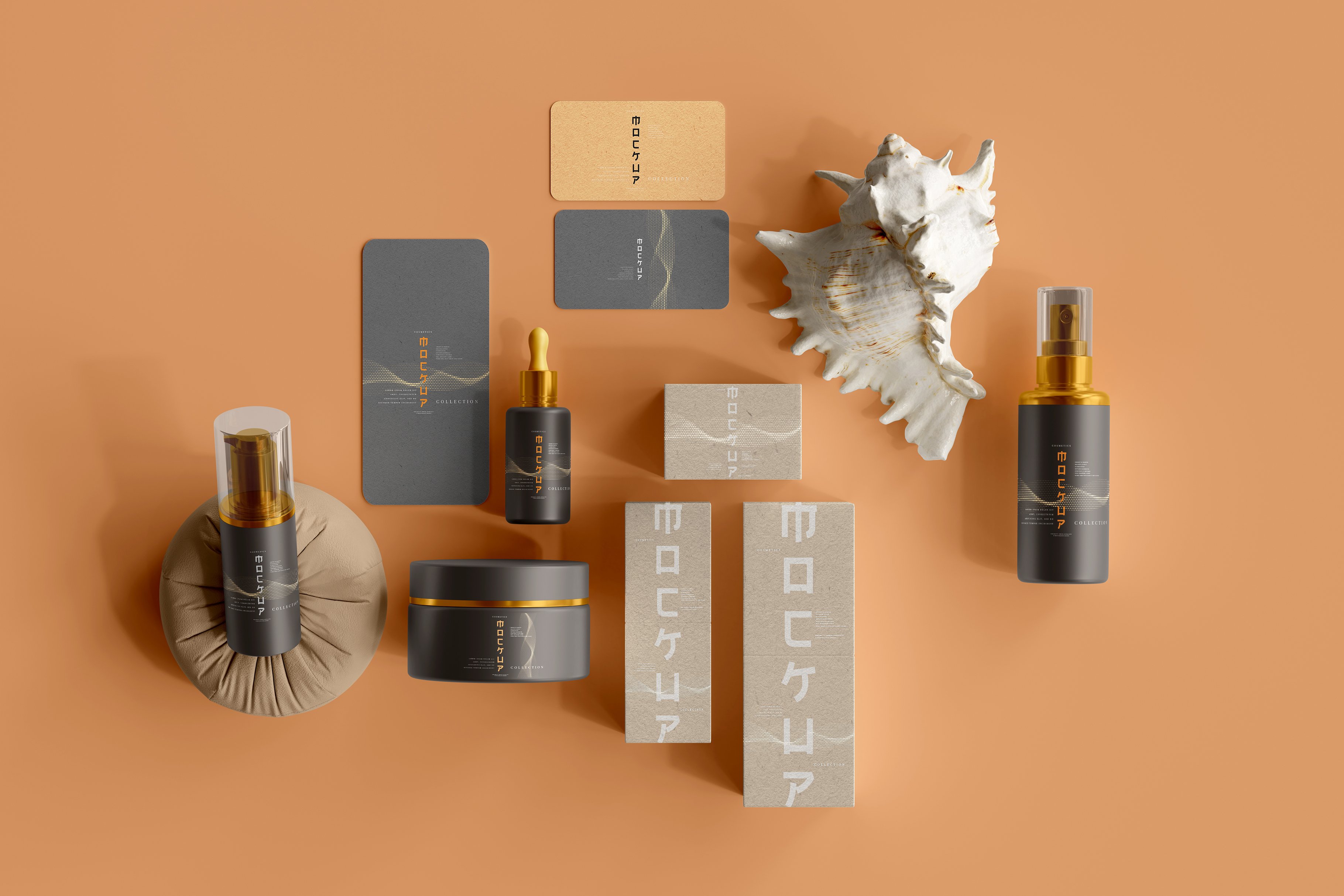 102款品牌化妆品包装标签设计展示Ps贴图样机素材 100+ Cosmetic Branding Mockups插图3 102款品牌化妆品包装标签设计展示Ps贴图样机素材 100+ Cosmetic Branding Mockups插图3