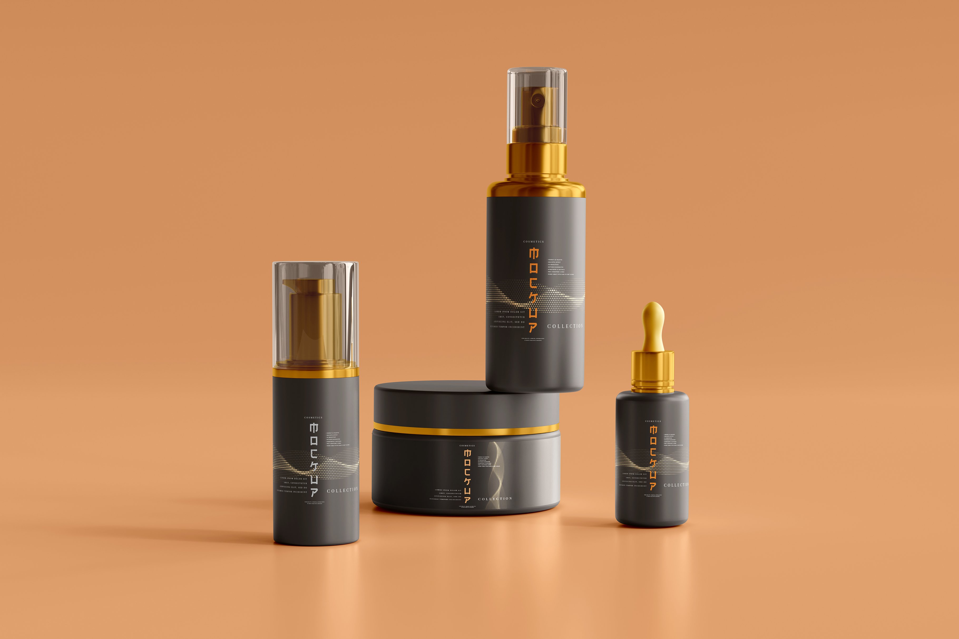 102款品牌化妆品包装标签设计展示Ps贴图样机素材 100+ Cosmetic Branding Mockups插图7 102款品牌化妆品包装标签设计展示Ps贴图样机素材 100+ Cosmetic Branding Mockups插图7