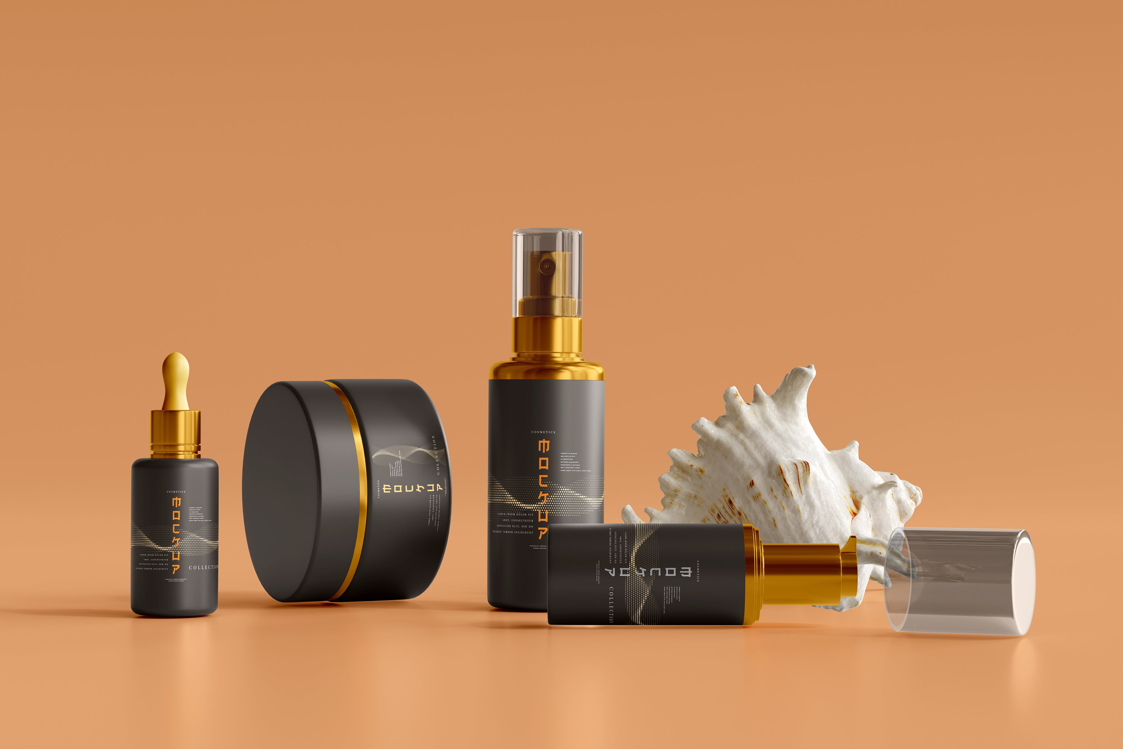 102款品牌化妆品包装标签设计展示Ps贴图样机素材 100+ Cosmetic Branding Mockups插图8 102款品牌化妆品包装标签设计展示Ps贴图样机素材 100+ Cosmetic Branding Mockups插图8
