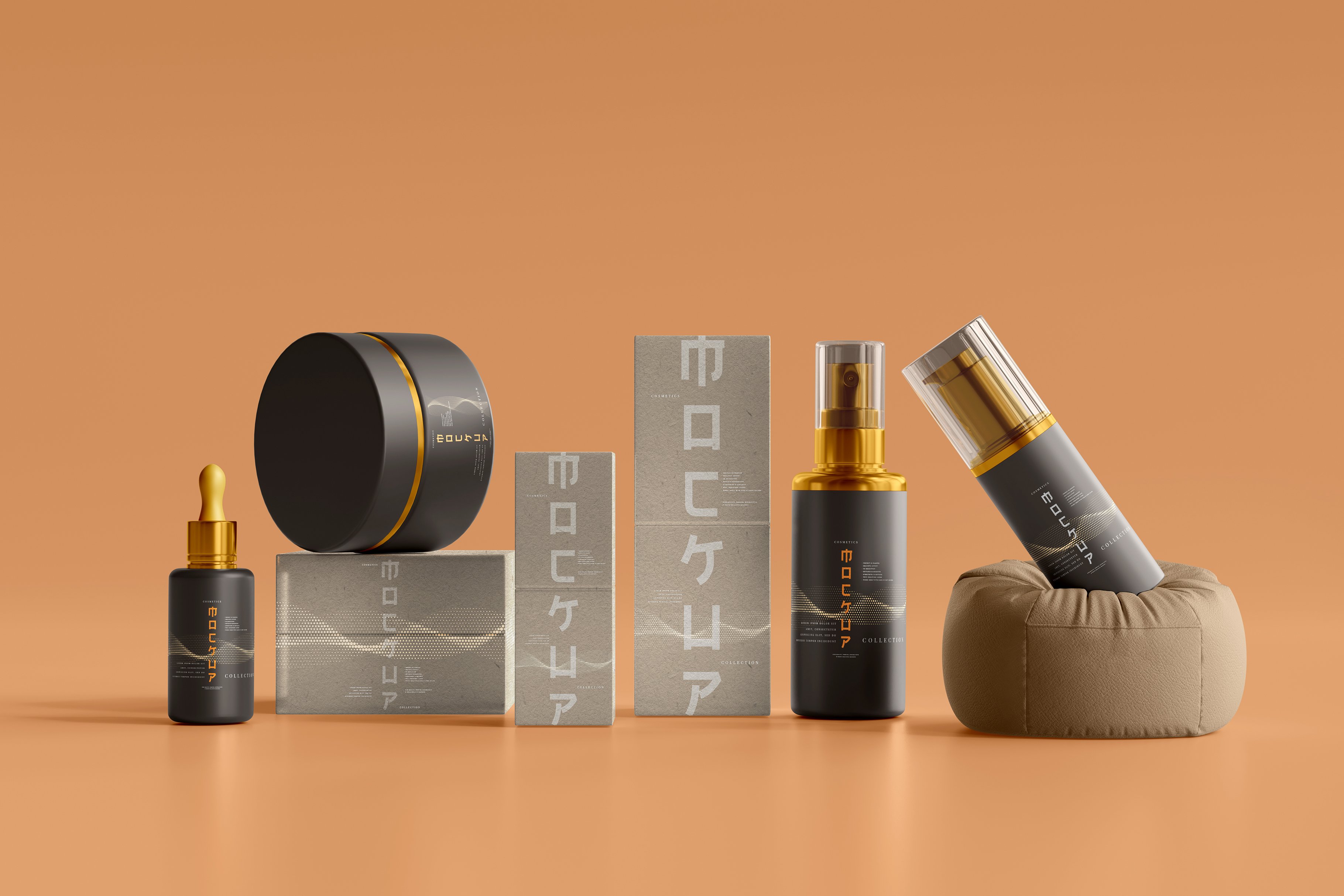 102款品牌化妆品包装标签设计展示Ps贴图样机素材 100+ Cosmetic Branding Mockups插图9 102款品牌化妆品包装标签设计展示Ps贴图样机素材 100+ Cosmetic Branding Mockups插图9