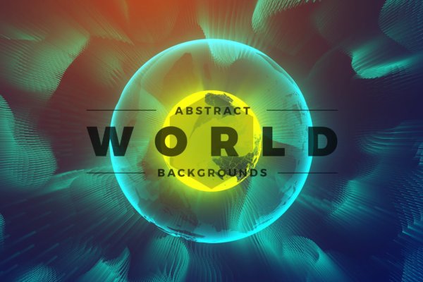 时尚抽象世界地球粒子高科技质感背景底纹纹理集合 Abstract World & Particles Backgrounds