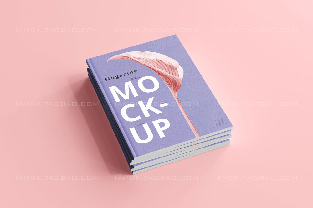 35款时尚产品目录宣传画册书籍封面设计展示Ps智能贴图样机模板 Magazine Mockups插图25