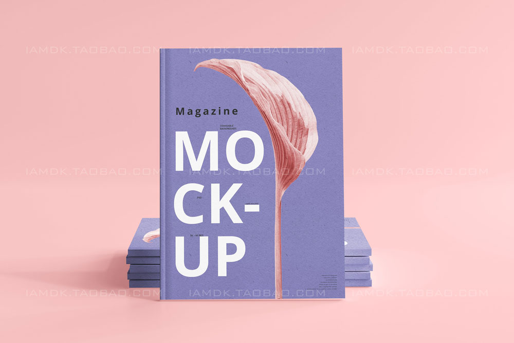 35款时尚产品目录宣传画册书籍封面设计展示Ps智能贴图样机模板 Magazine Mockups插图28