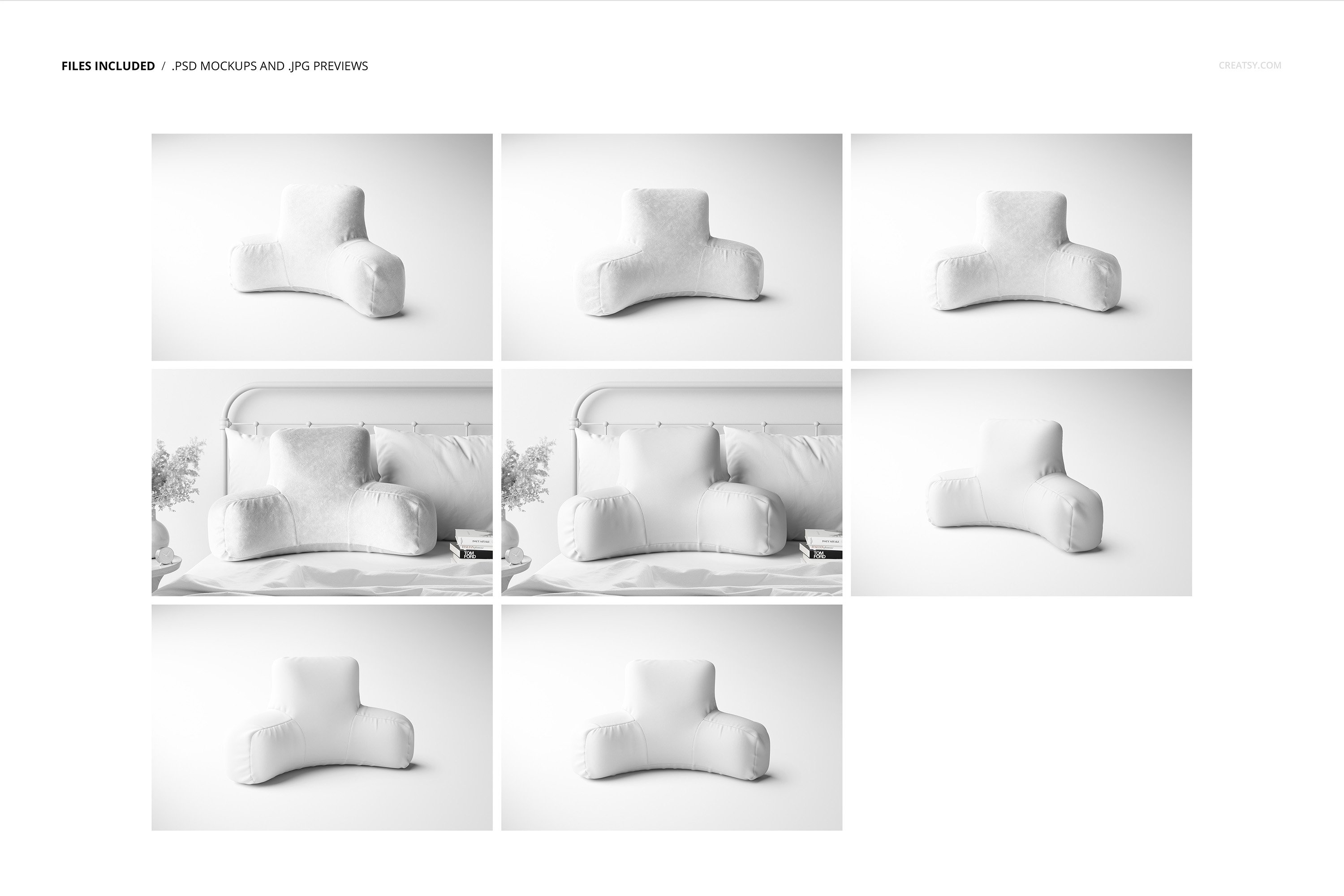 聚酯天鹅绒靠枕枕头枕套印花设计Ps智能贴图样机模板套装 Reading Pillow Mockup Set插图2 聚酯天鹅绒靠枕枕头枕套印花设计Ps智能贴图样机模板套装 Reading Pillow Mockup Set插图2
