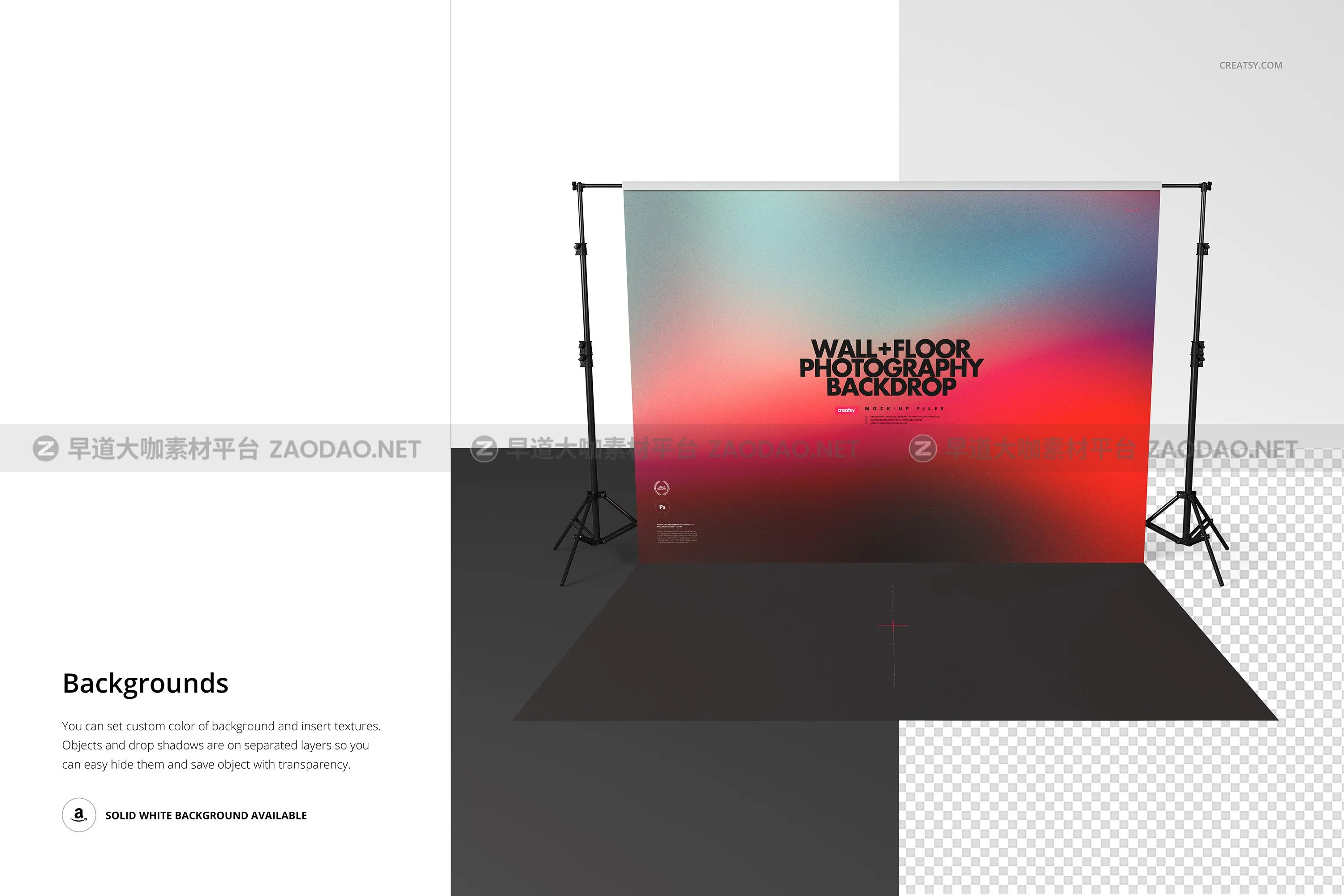 室内摄影背景场景模拟样机模板素材合集 Photography Backdrop Mockup Set插图6