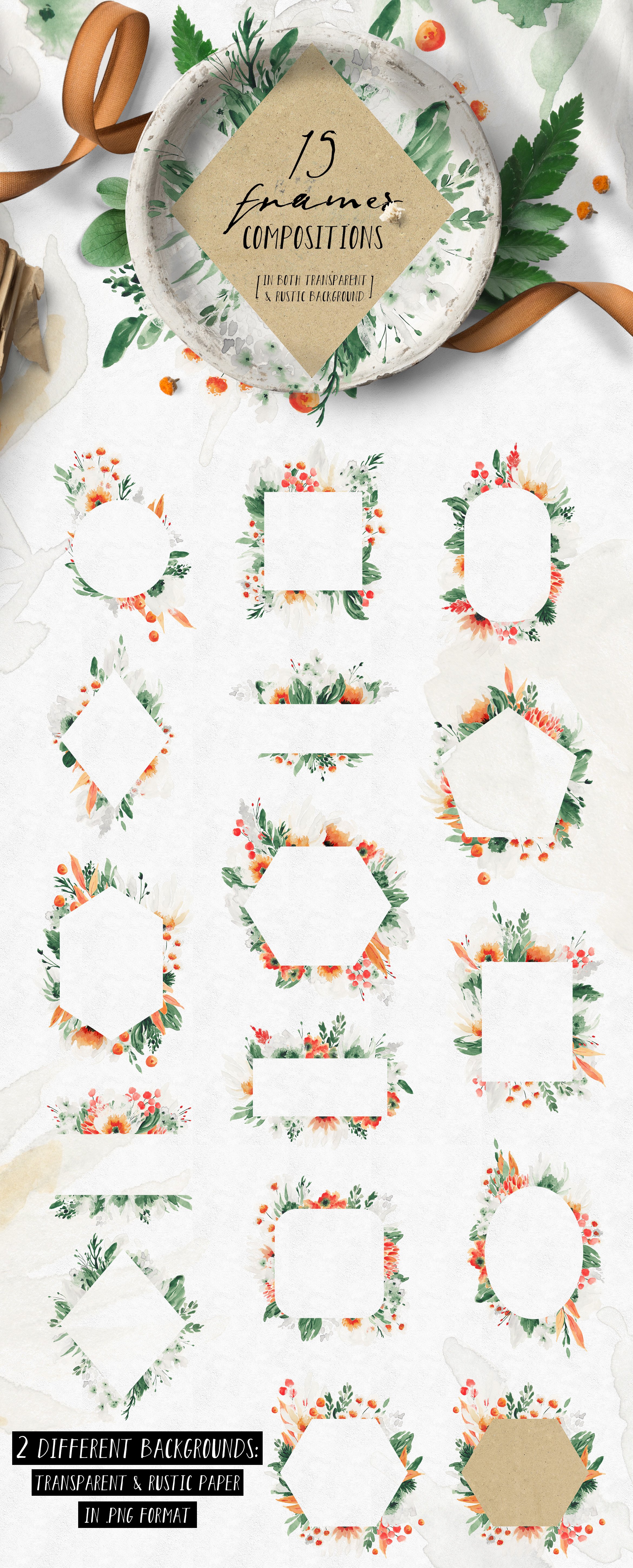 夏季野花花束树叶框架大写字母水彩背景PNG透明图片设计素材 Summer Wildflowers Illustration Pack插图8 夏季野花花束树叶框架大写字母水彩背景PNG透明图片设计素材 Summer Wildflowers Illustration Pack插图8
