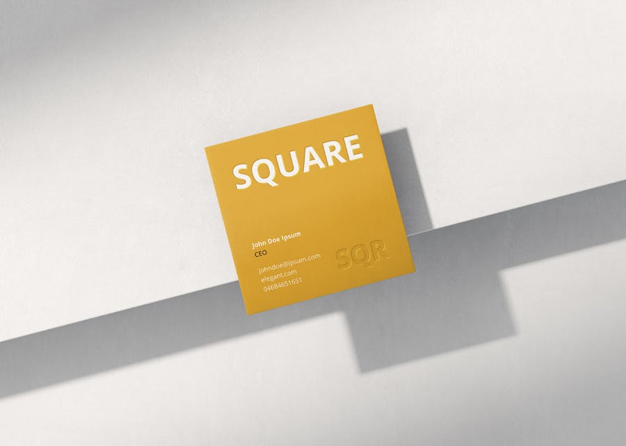 时尚品牌Logo设计方形名片卡片设计展示样机模板 Business Card Mockup Scenes Square插图2 时尚品牌Logo设计方形名片卡片设计展示样机模板 Business Card Mockup Scenes Square插图2