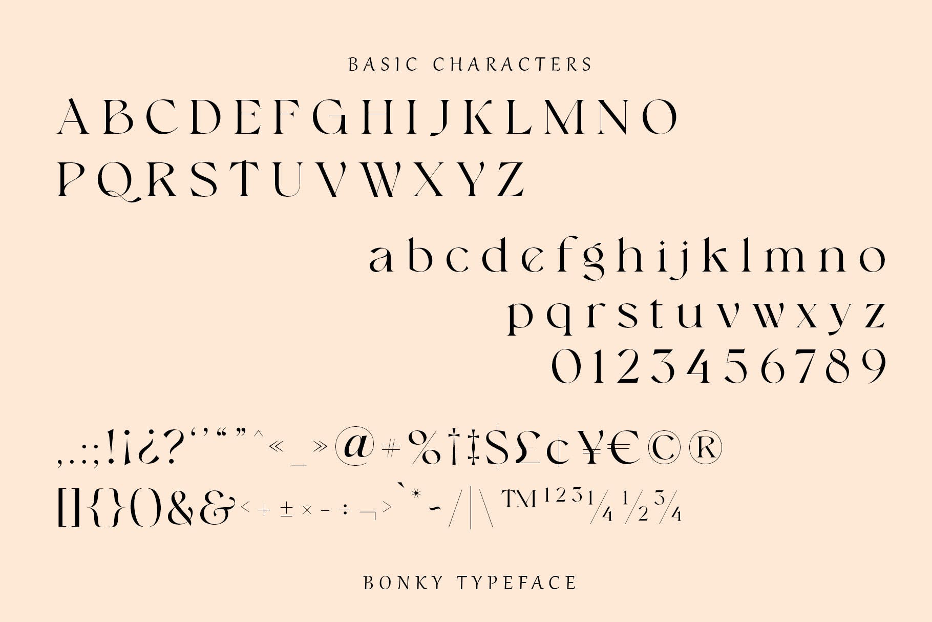 优雅品牌标题徽标logo设计衬线英文字体 Bonky serif插图10 优雅品牌标题徽标logo设计衬线英文字体 Bonky serif插图10