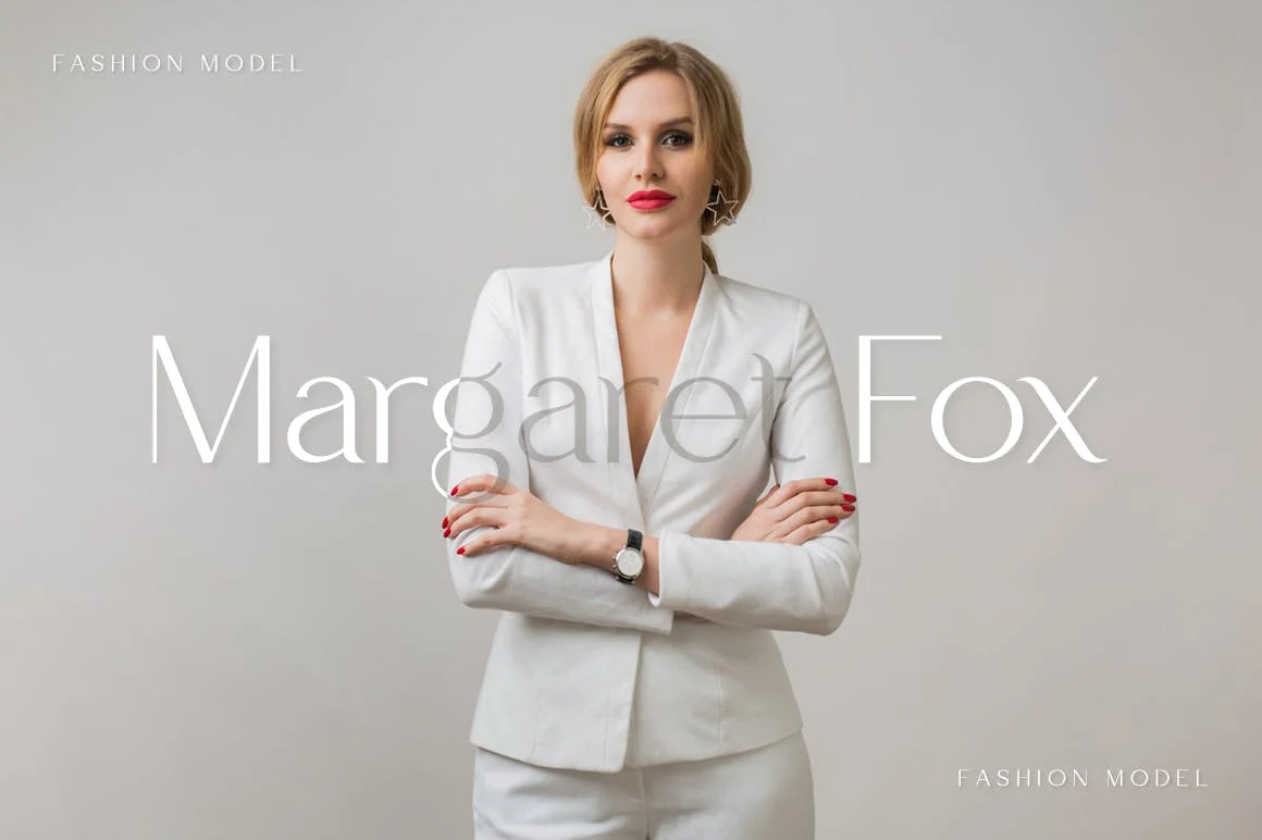 时尚优雅杂志广告标识设计无衬线英文字体 Delirious – Business Font插图2