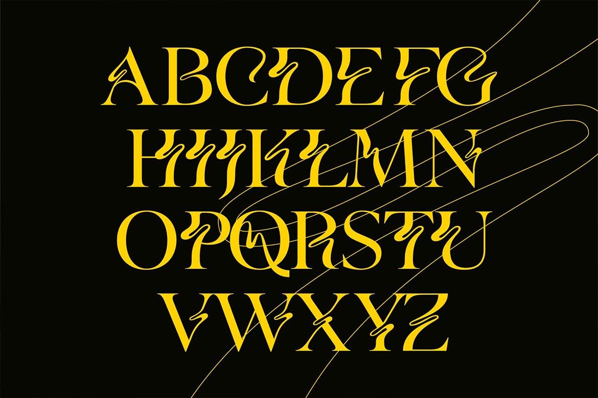 复古海报标识品牌设计衬线英文字体 Zighead Display Font插图4 复古海报标识品牌设计衬线英文字体 Zighead Display Font插图4