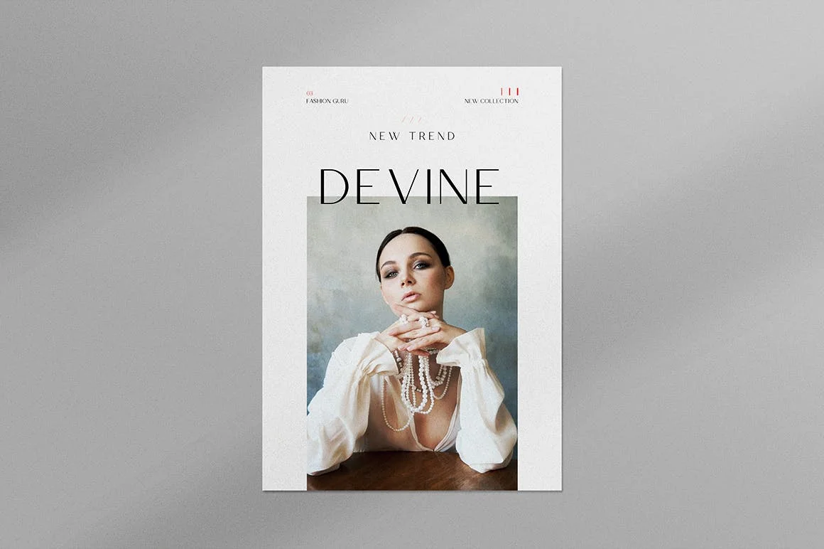 时尚优雅杂志广告标识设计无衬线英文字体 Delirious – Business Font插图6